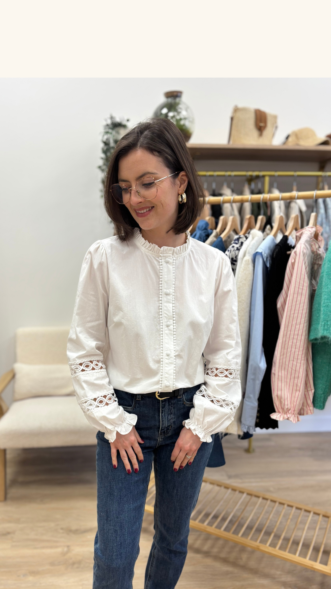 Chemise Justine blanche