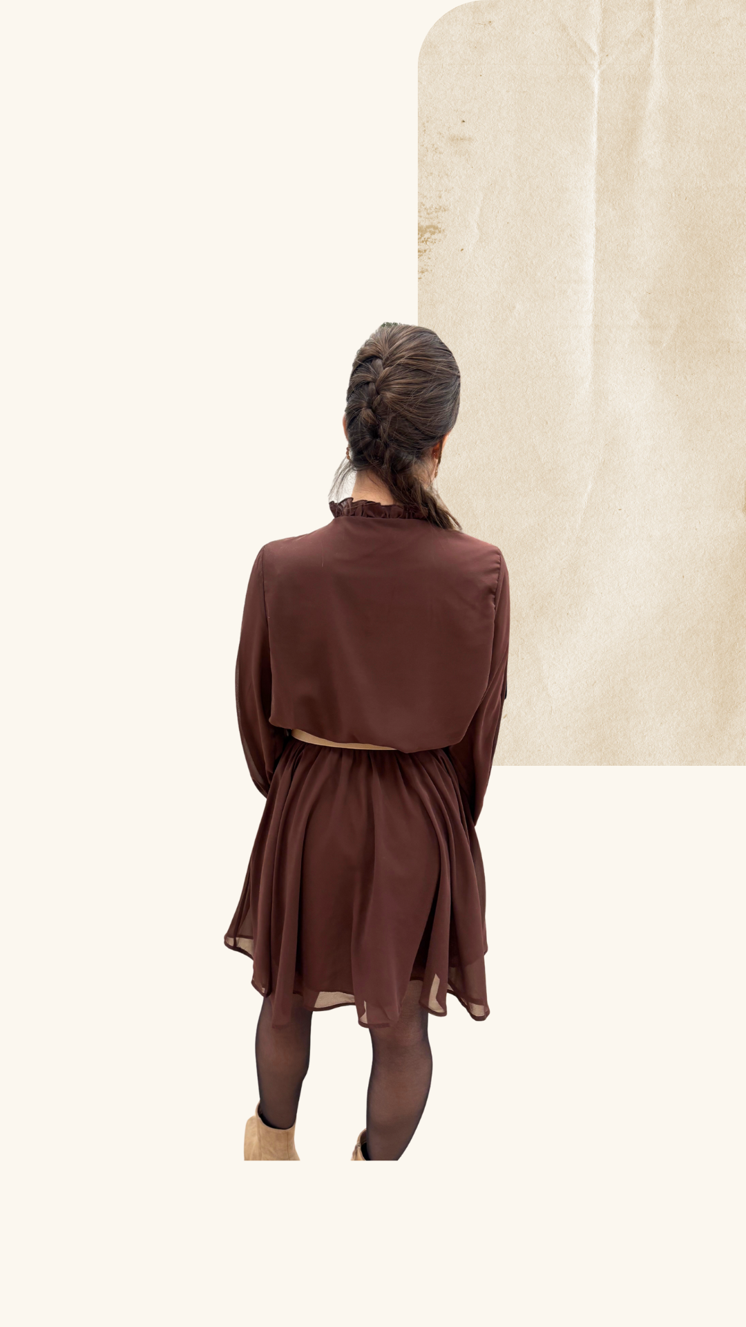 Robe Charlize chocolat