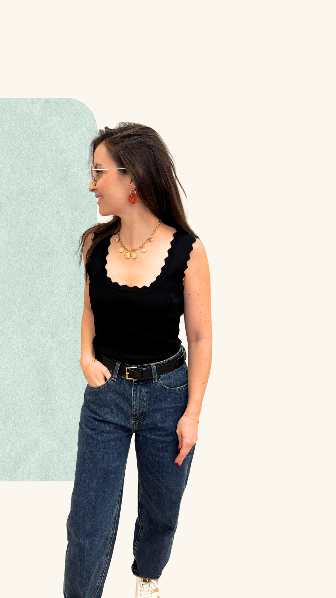 Débardeur Elsa noir