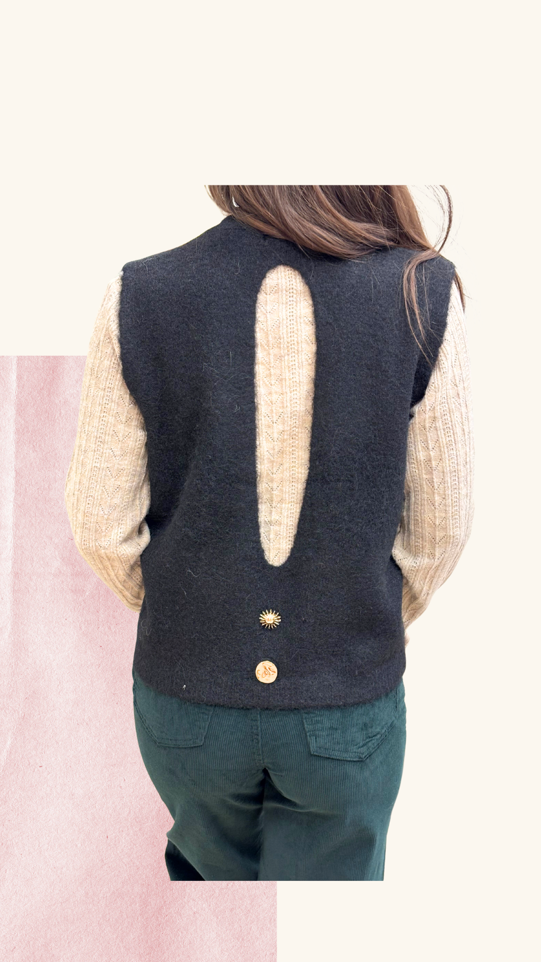 Gilet Perrine noir