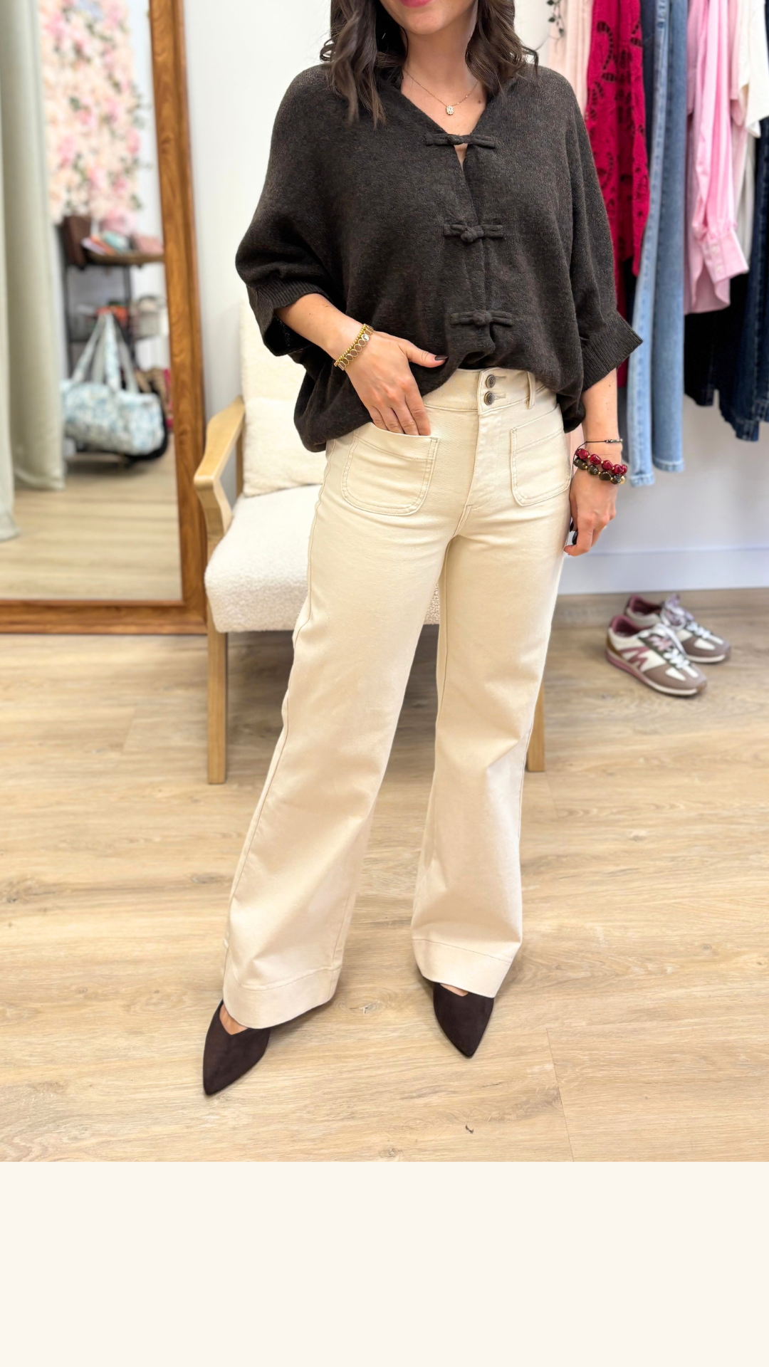 Jean Gabie flair beige