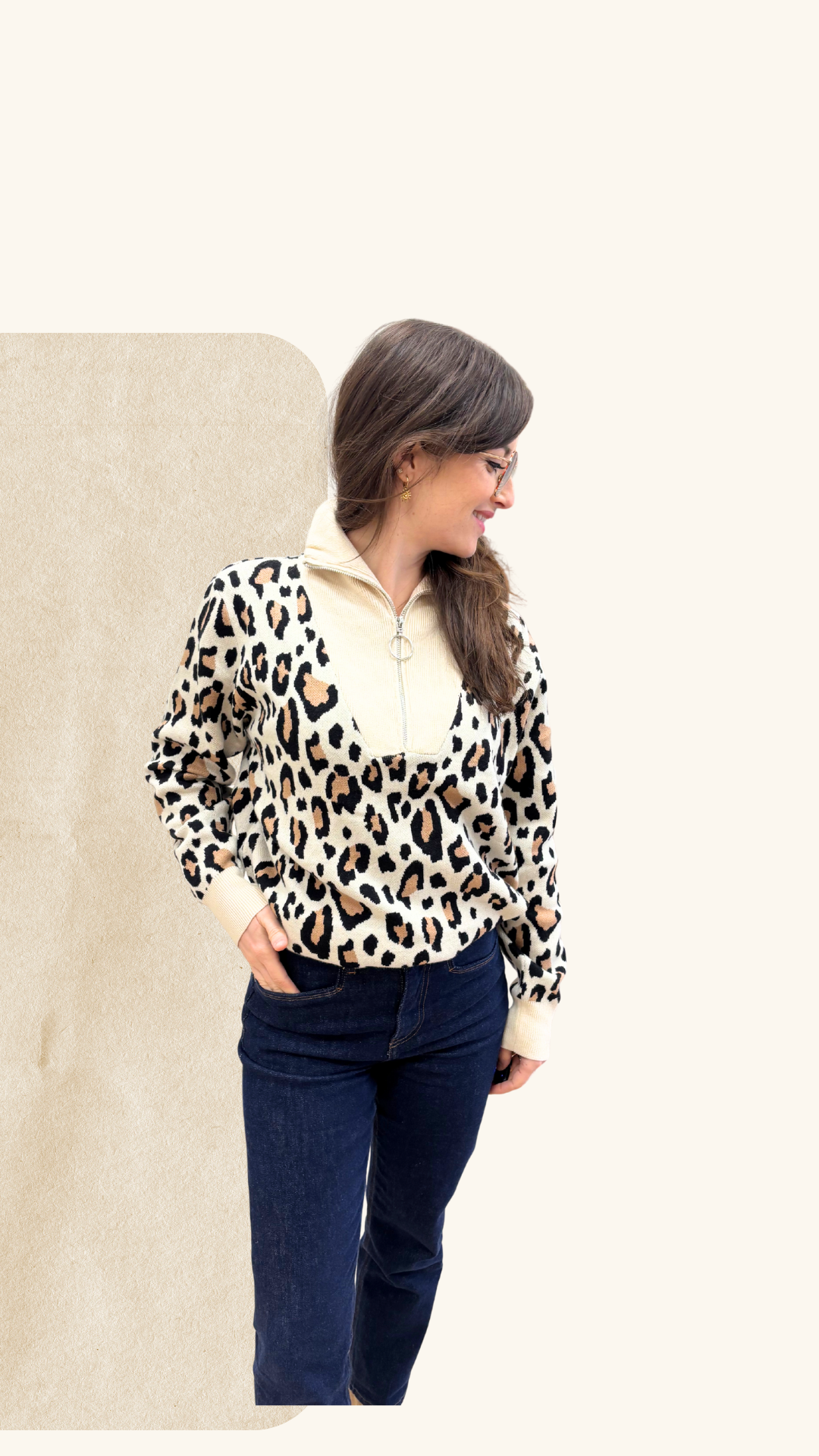 Pull Paola léopard