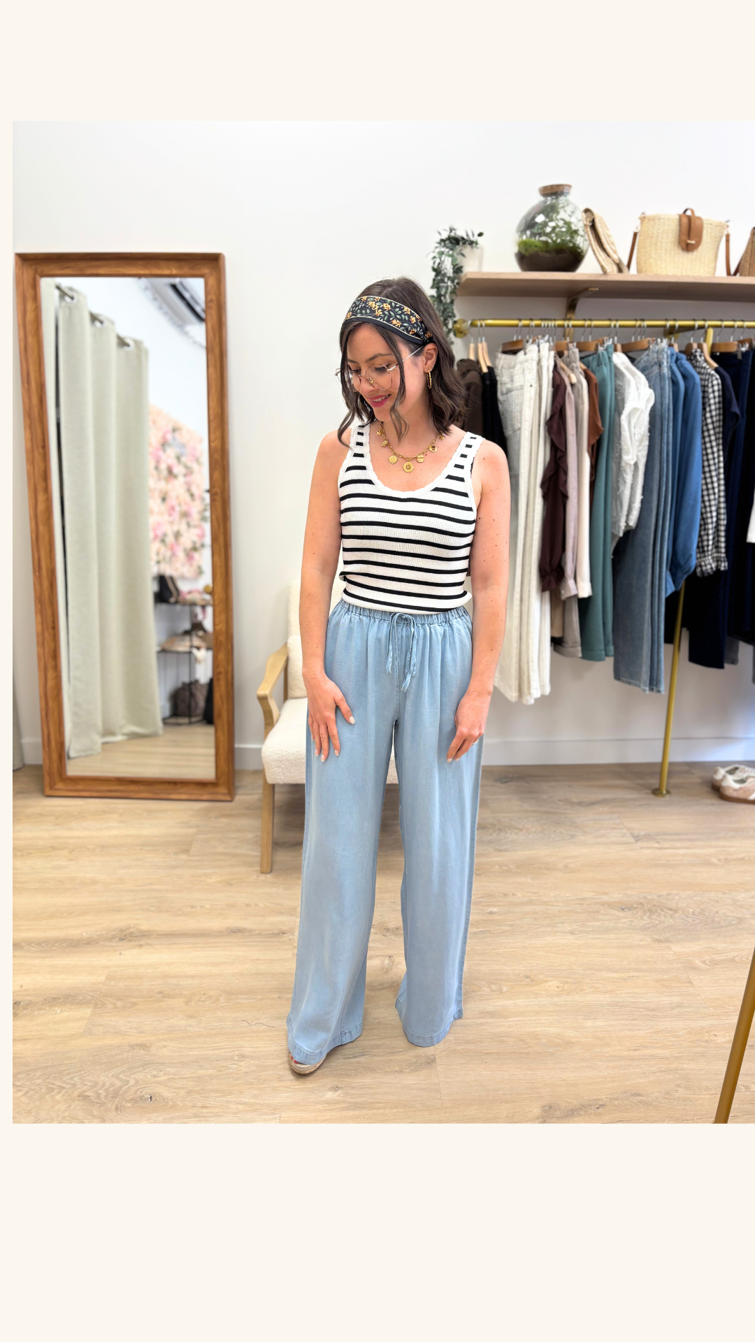 Pantalon Tess bleu