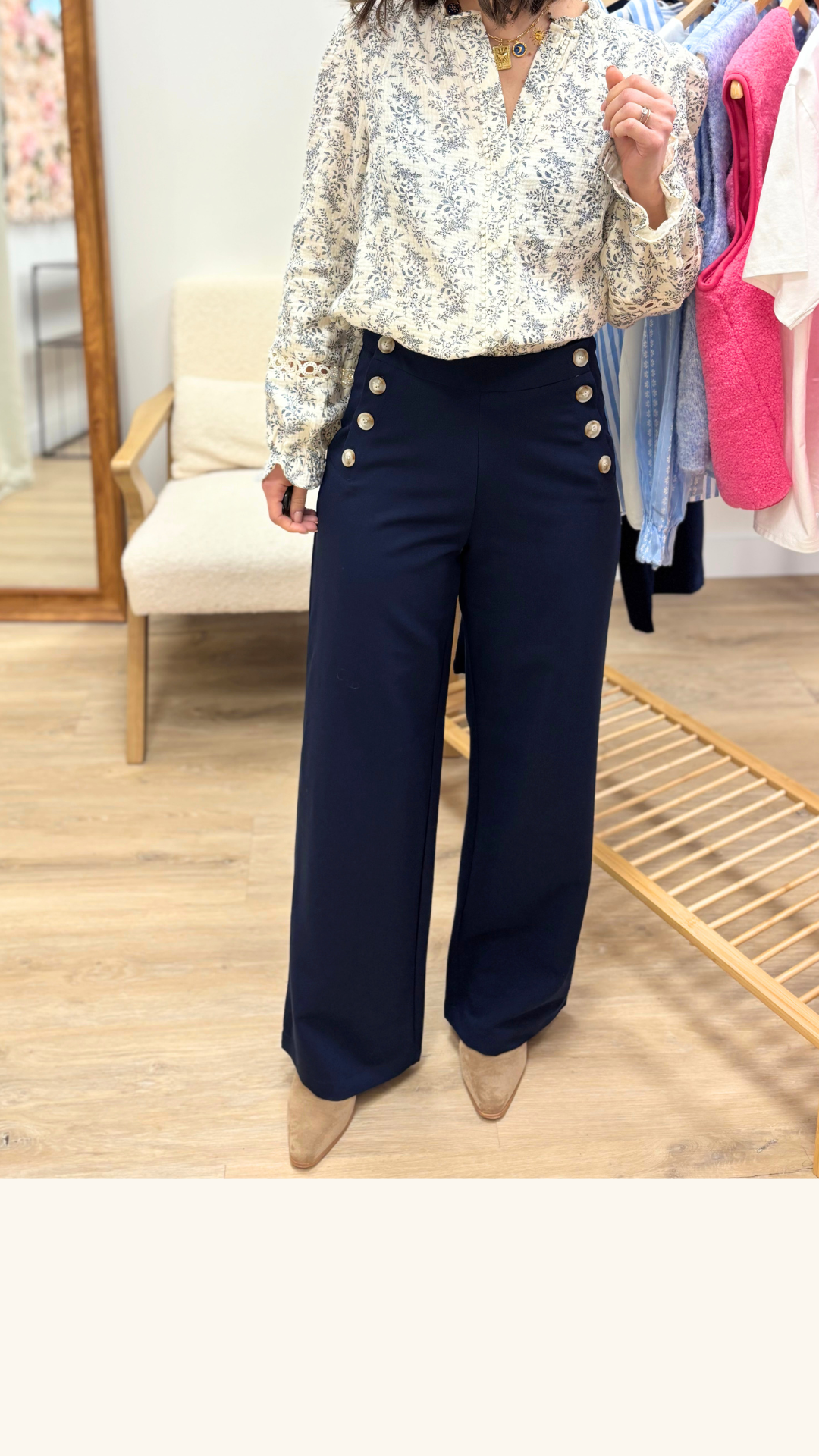 Pantalon Jérôme marine