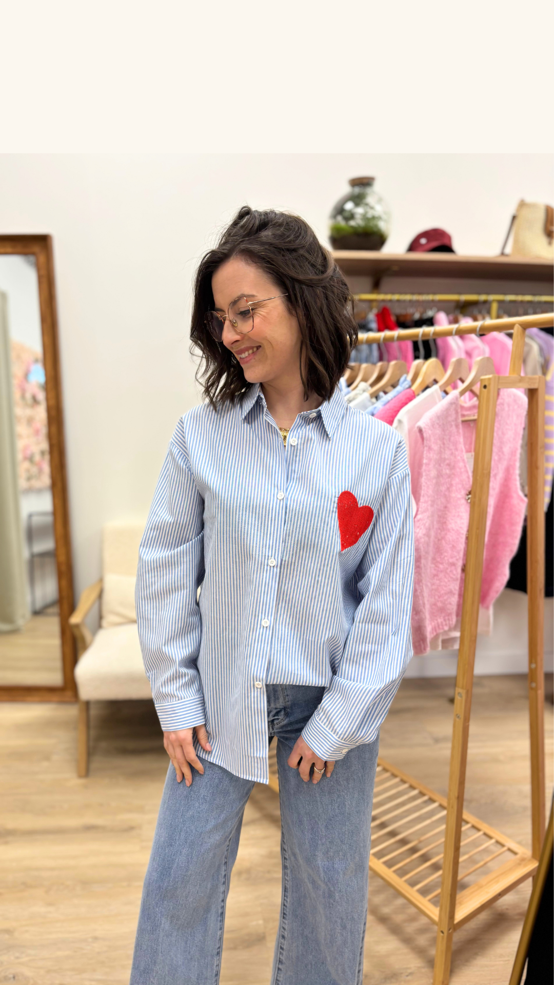 Chemise Alessia bleue