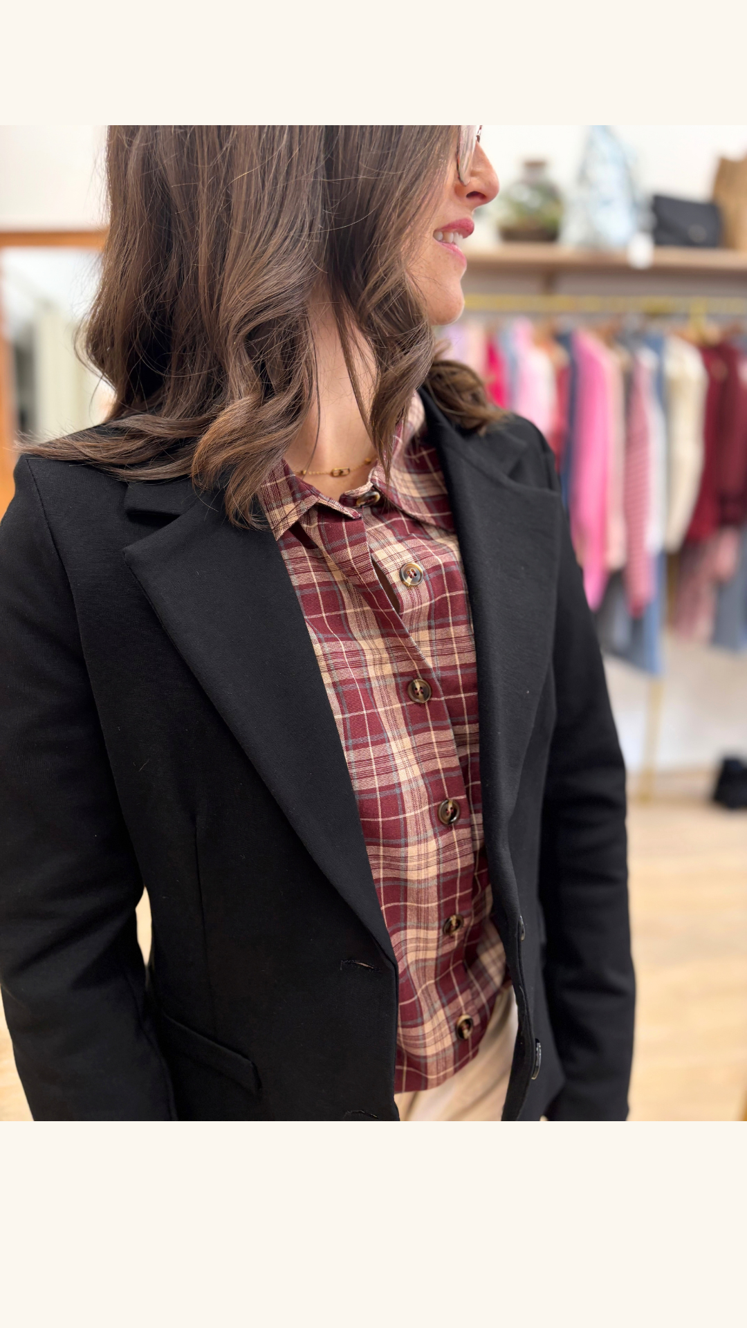 Veste courte Quitterie noir