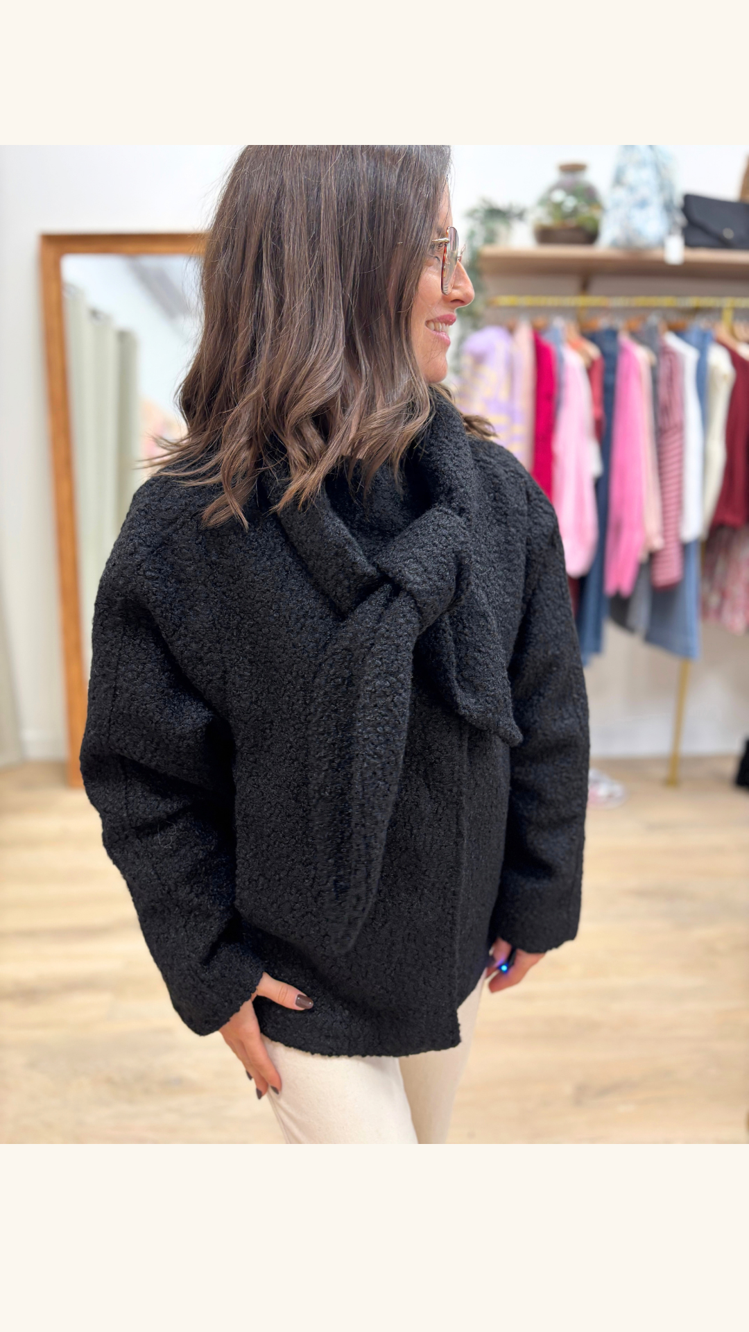 Manteau Kim noir