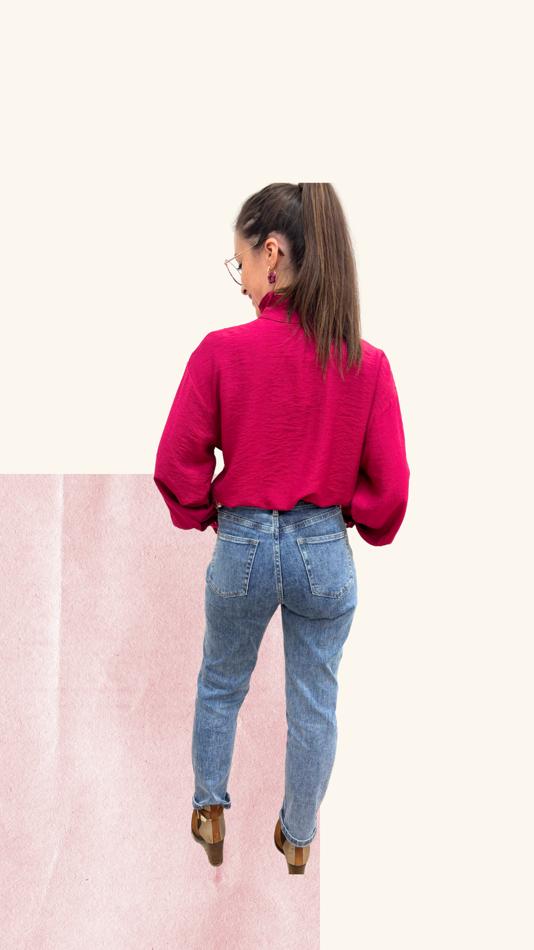 Chemise Capucine fuschia