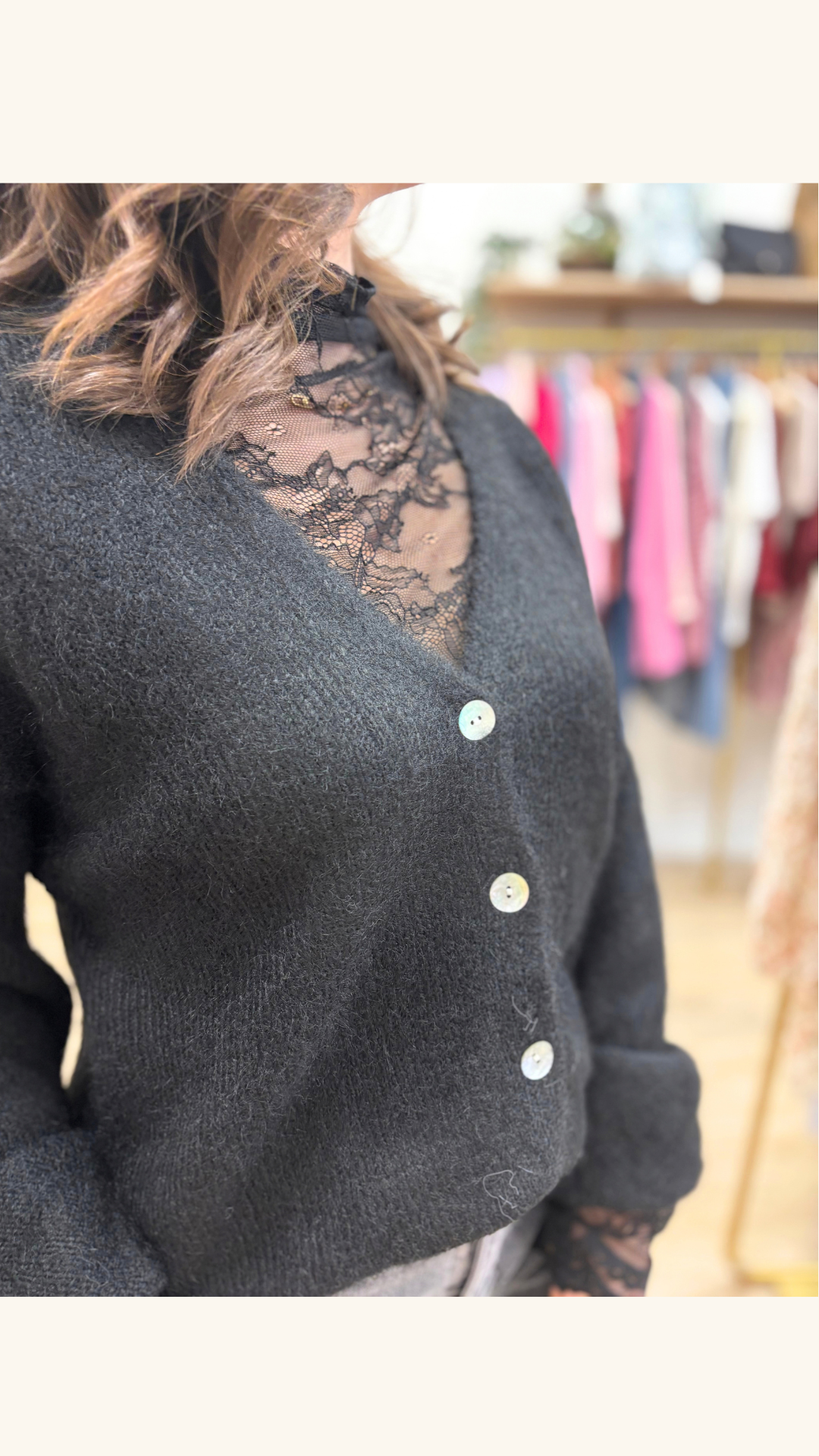 Gilet Adeline noir