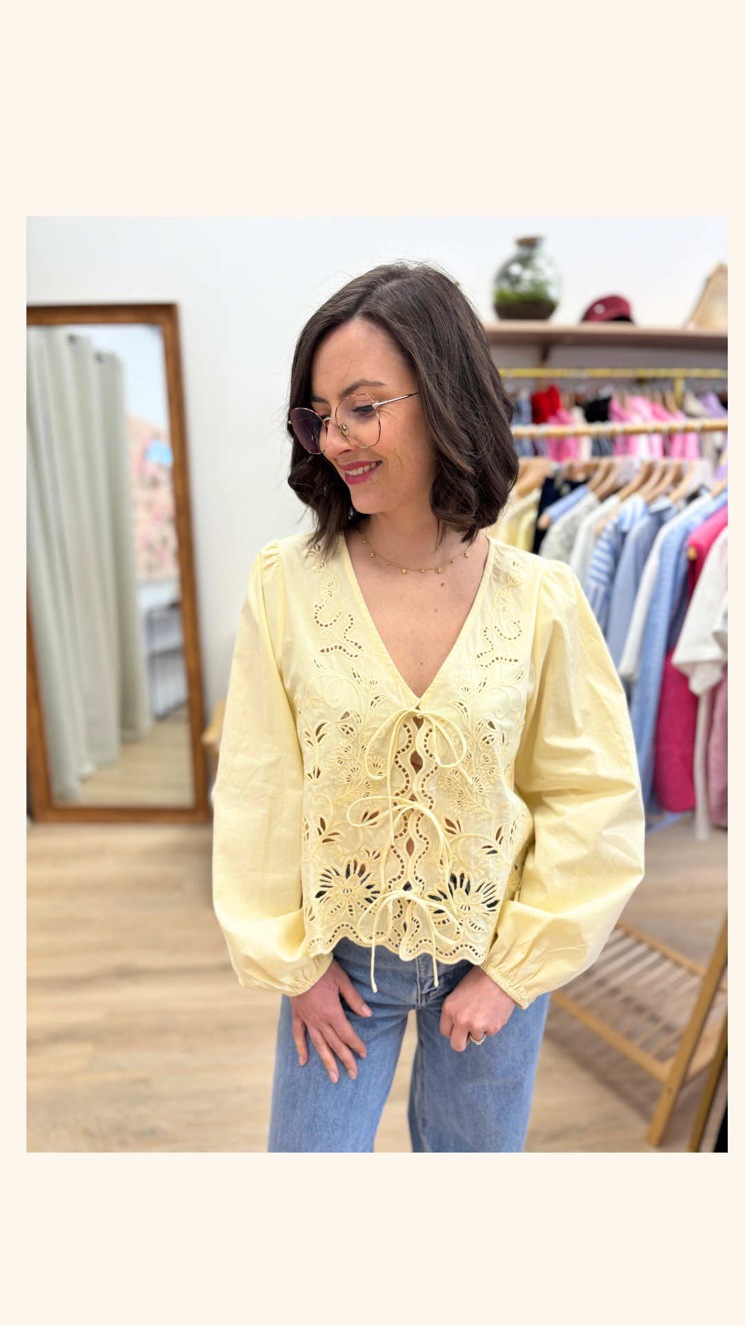 Blouse Vanessa jaune