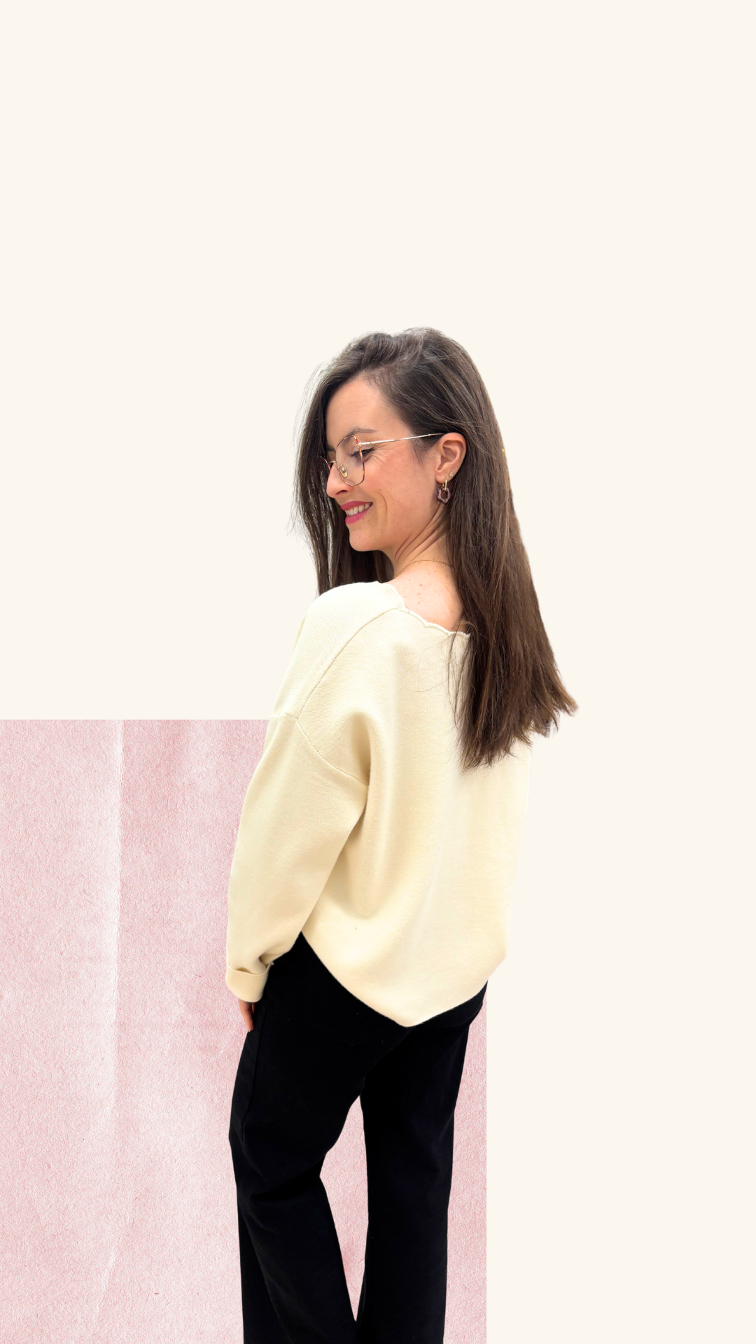 Gilet Caroline crème