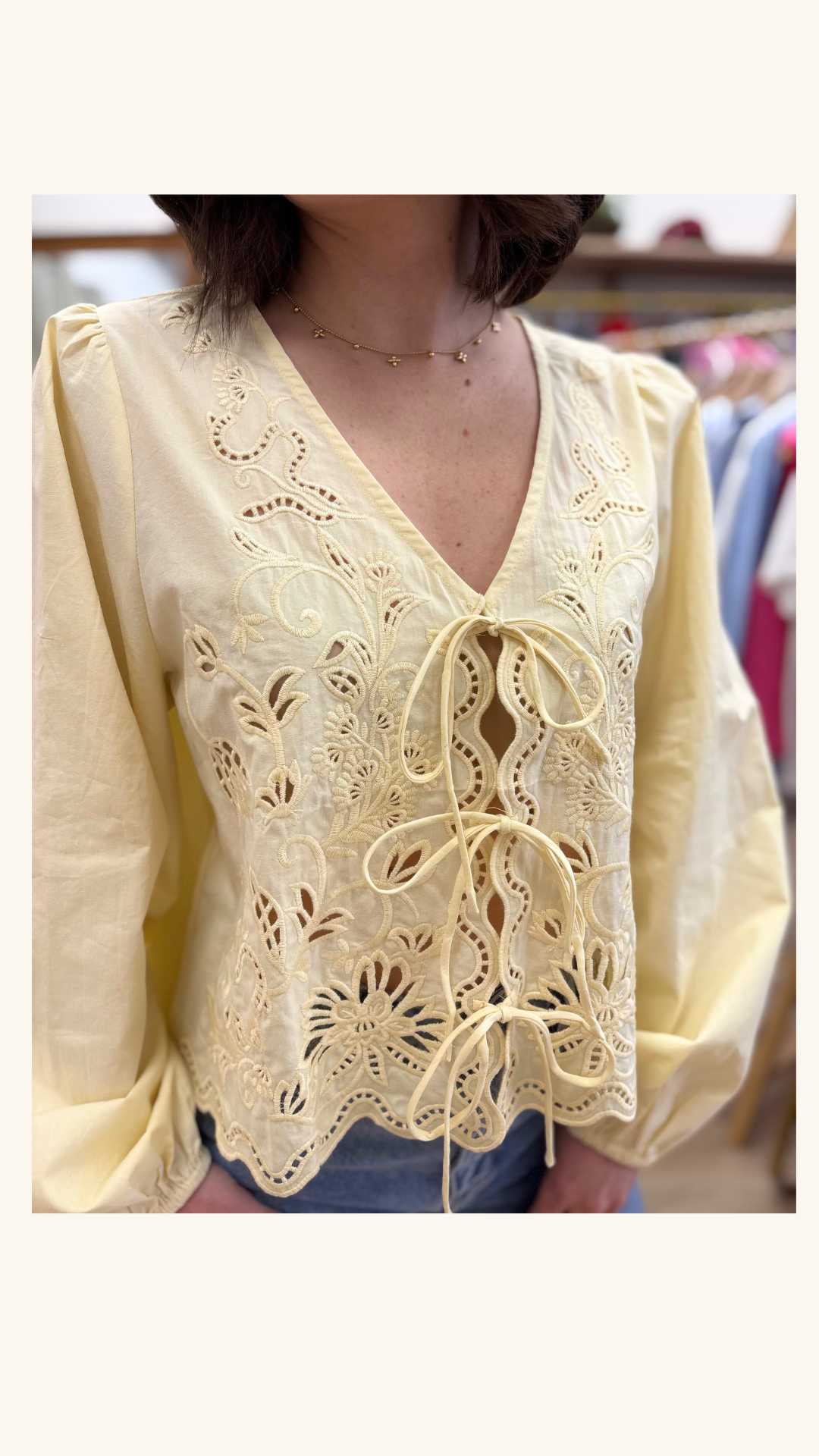 Blouse Vanessa jaune