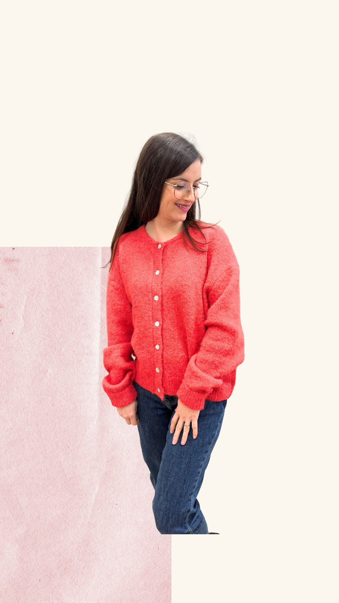 Gilet Thelma corail