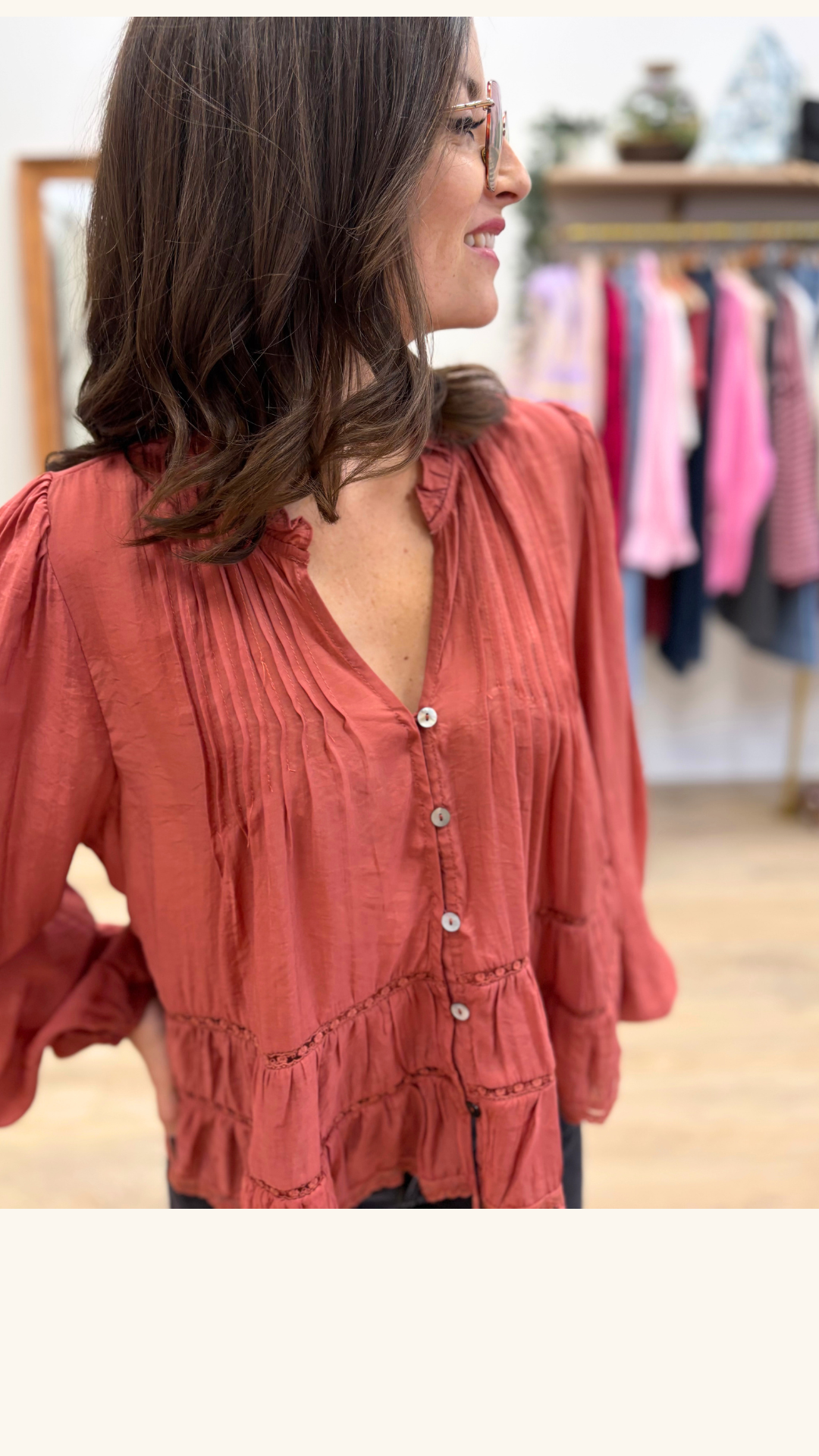 Blouse Rebecca rose