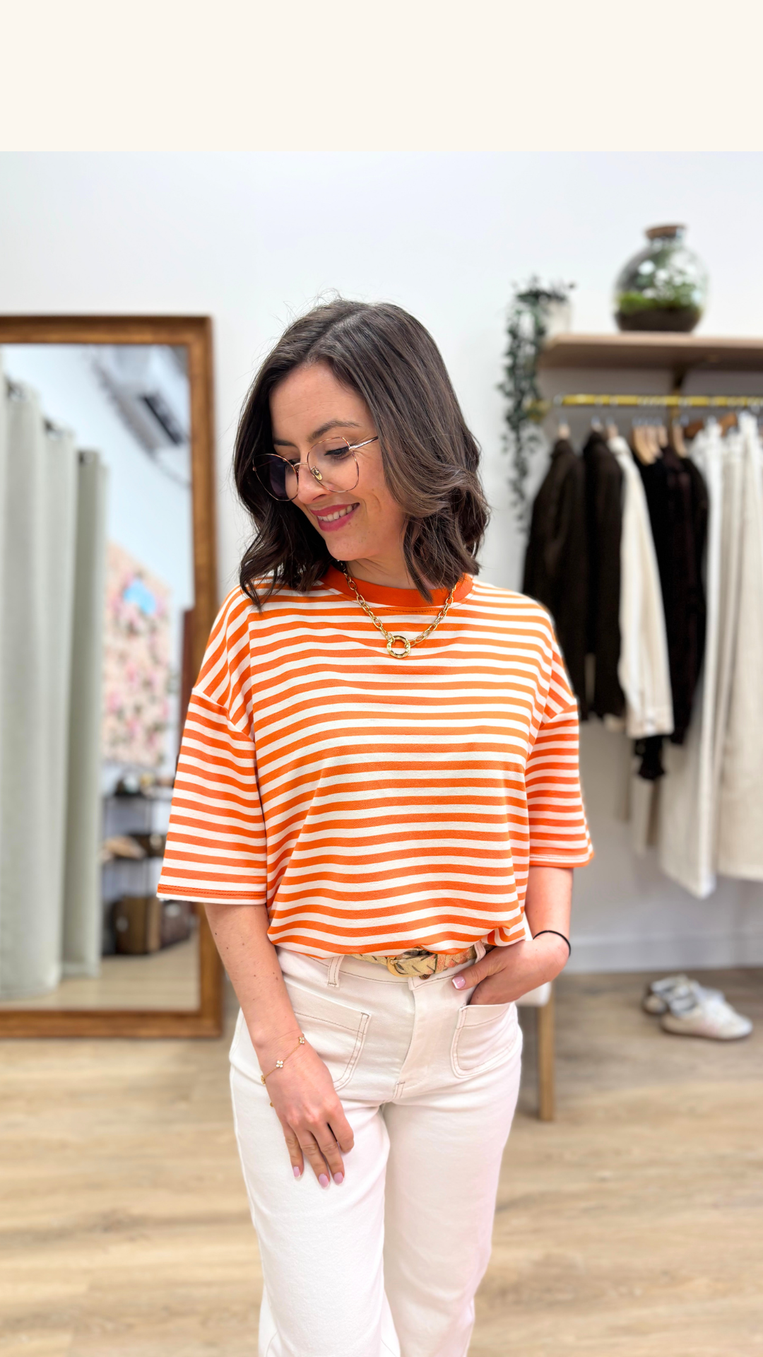 Tshirt Thalia orange