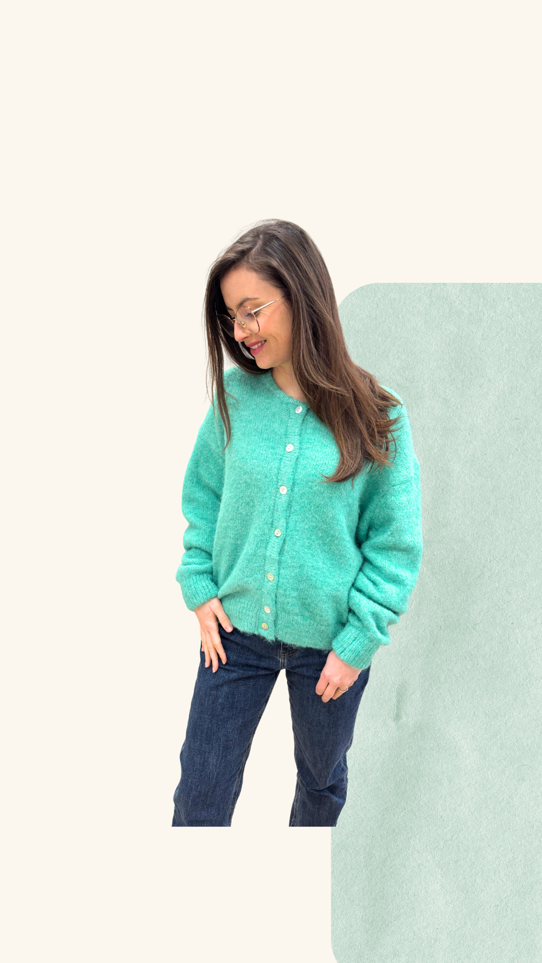 Gilet Thelma emeraude