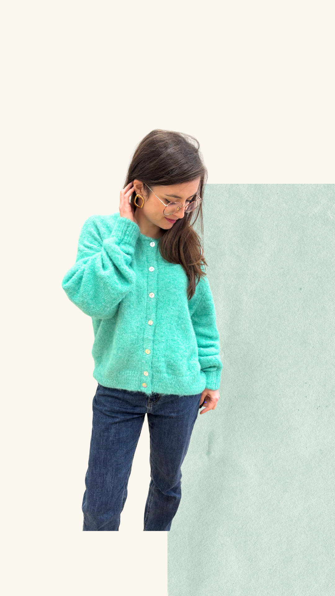 Gilet Thelma emeraude