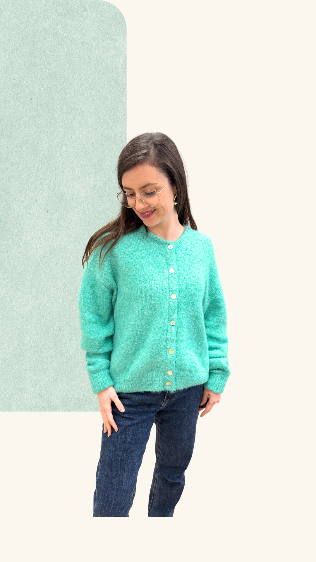 Gilet Thelma emeraude