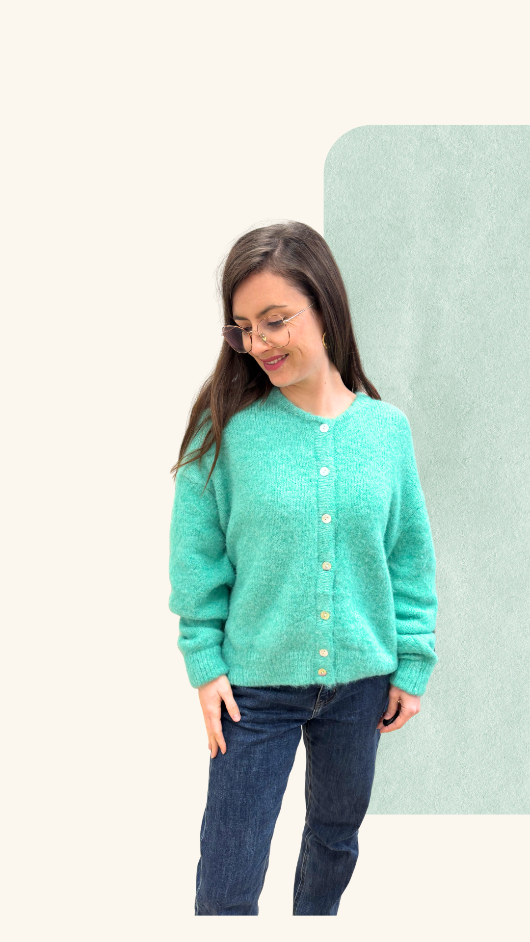 Gilet Thelma emeraude