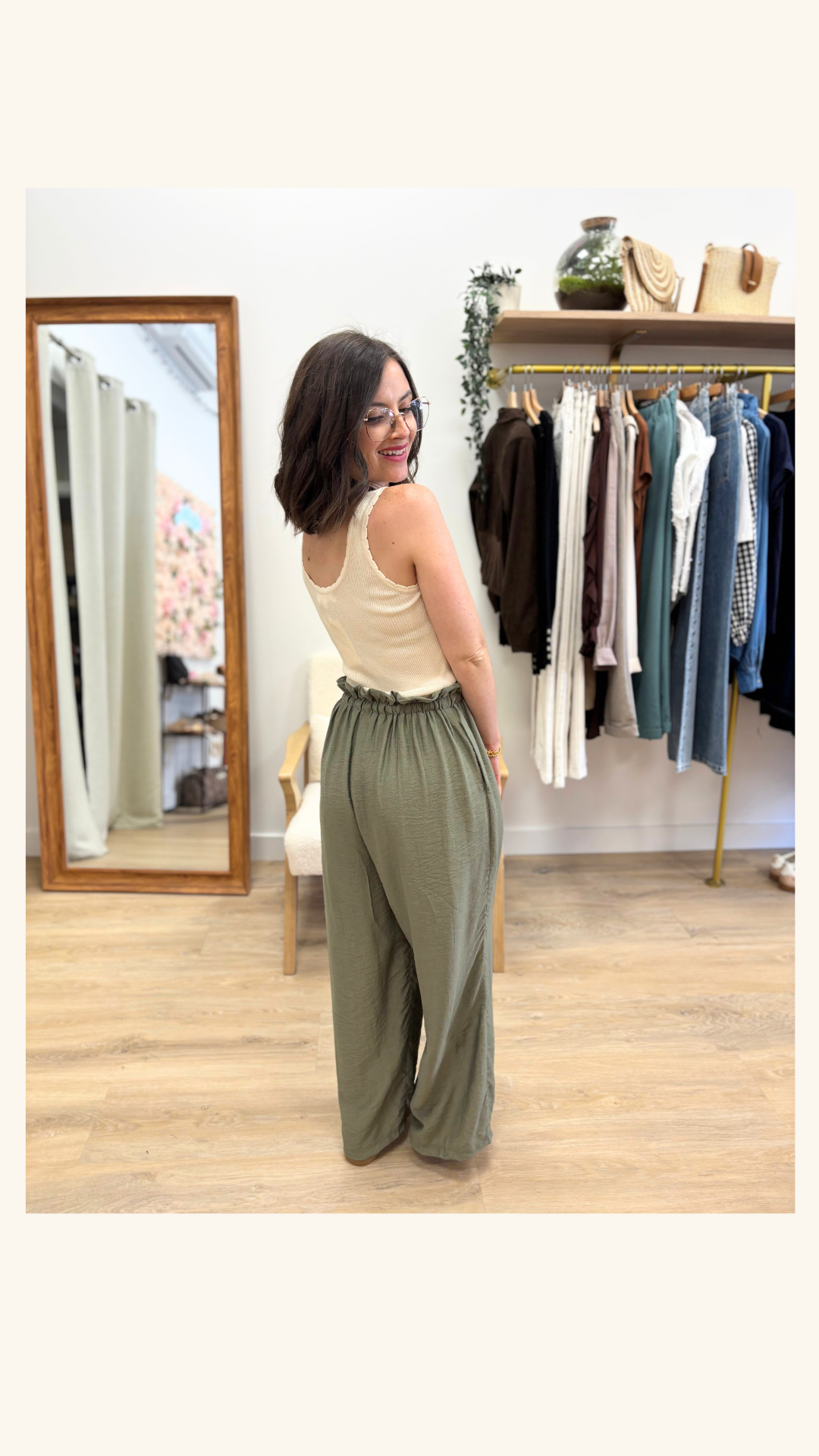 Pantalon Alex kaki