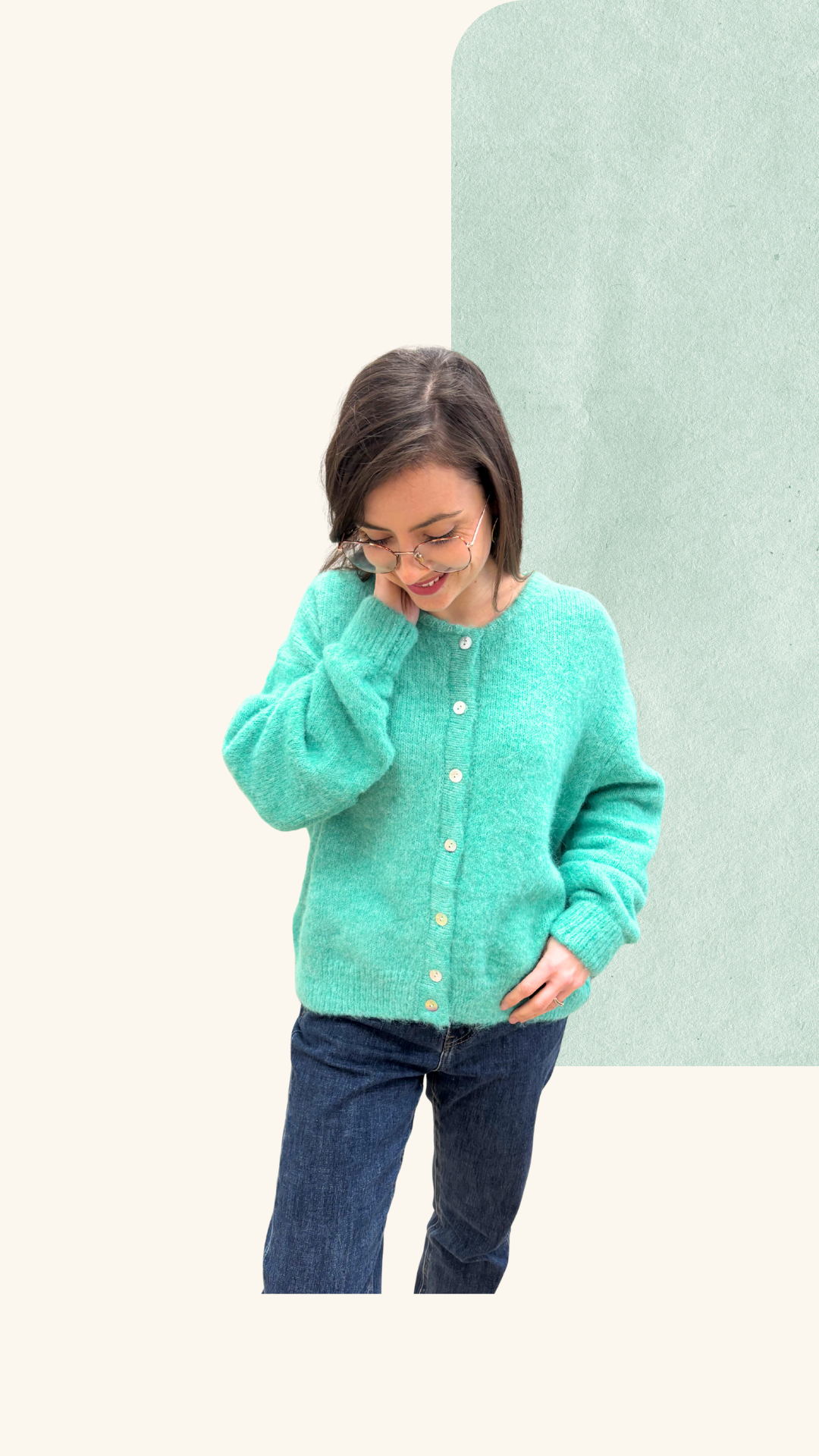 Gilet Thelma emeraude