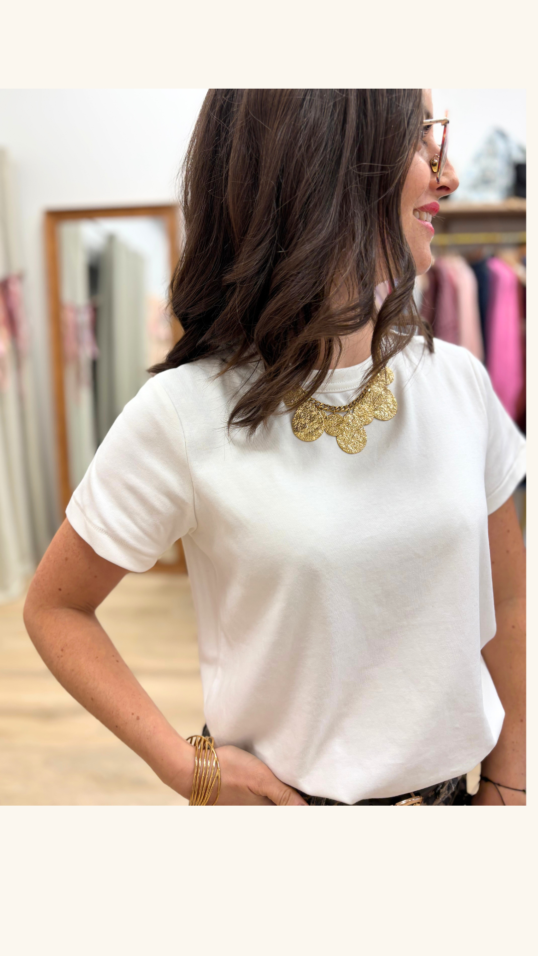 T-shirt Odile blanc