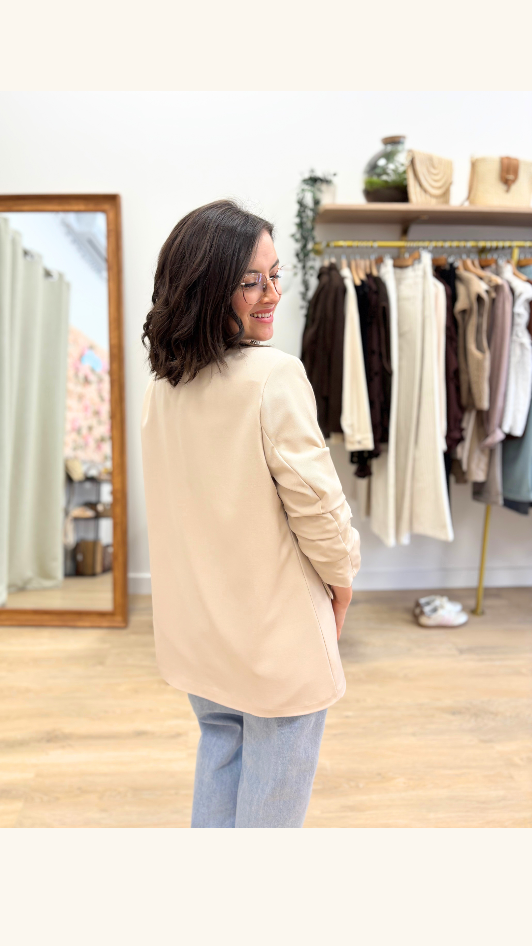 Blazer Jessica écru