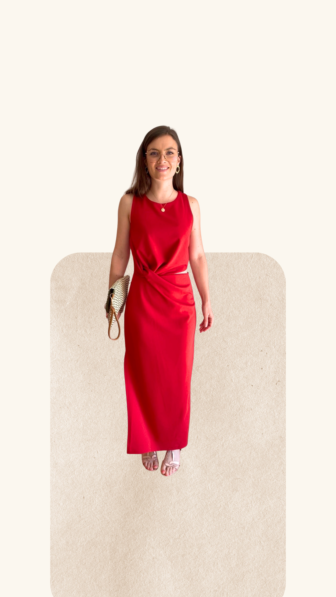 Robe longue asymétrique Eva