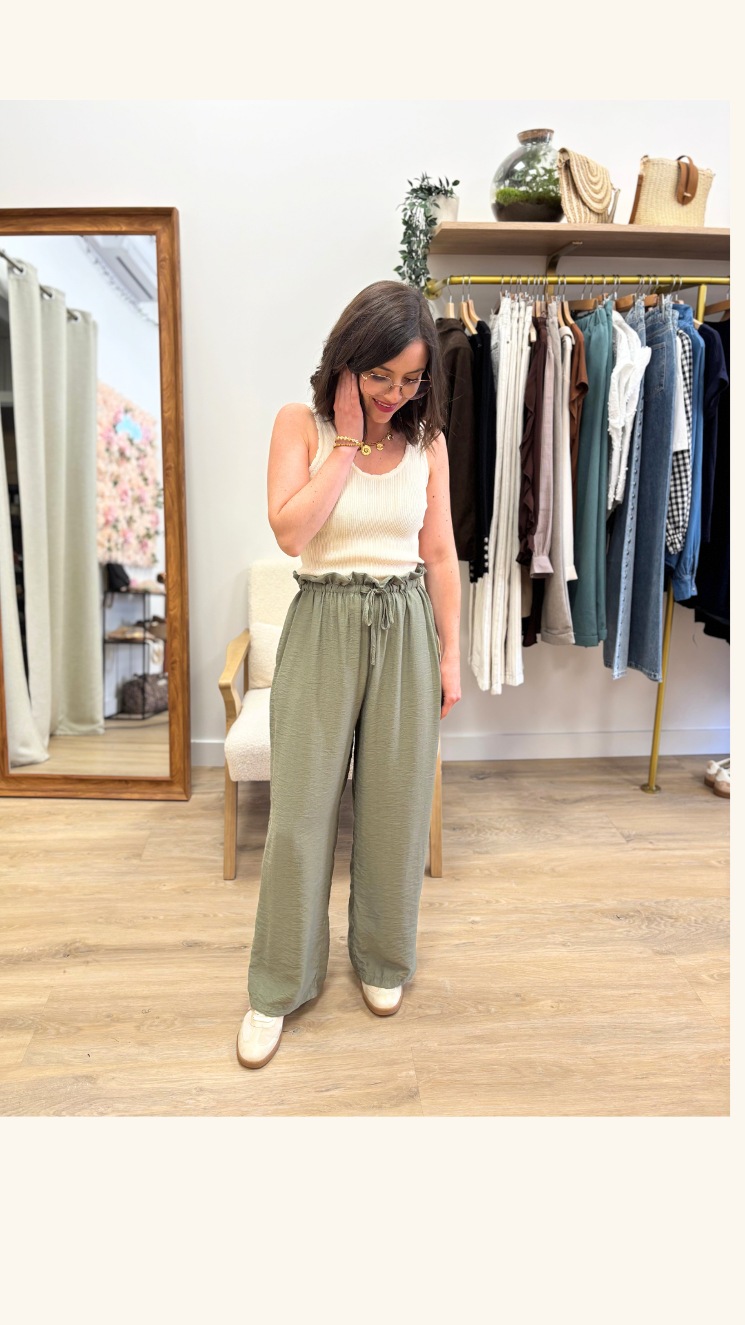 Pantalon Alex kaki