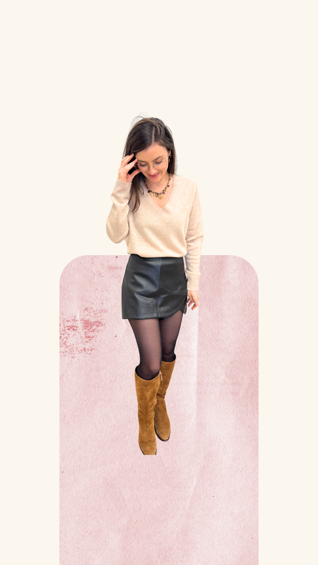 Jupe short Iris noire