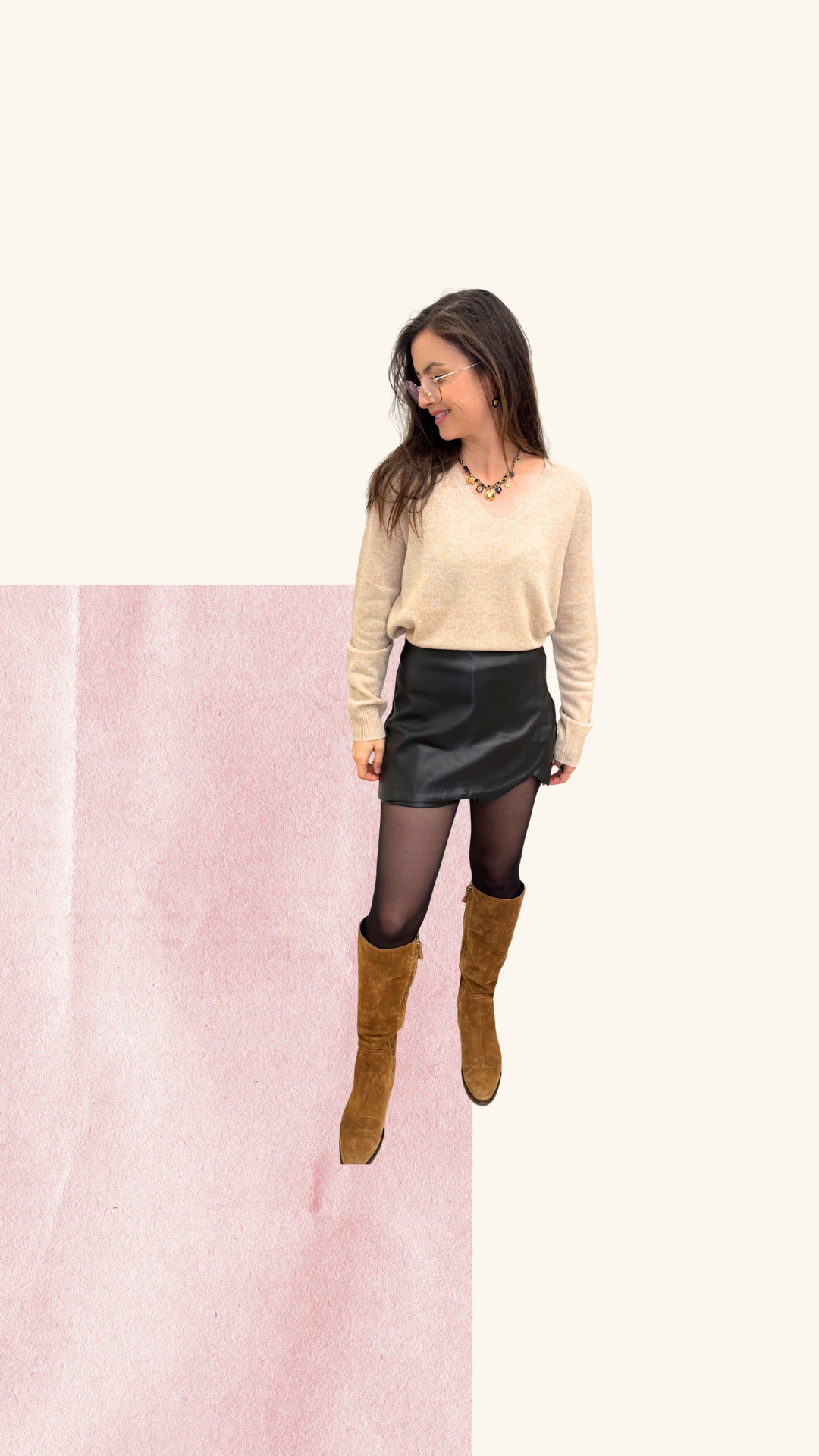 Jupe short Iris noire