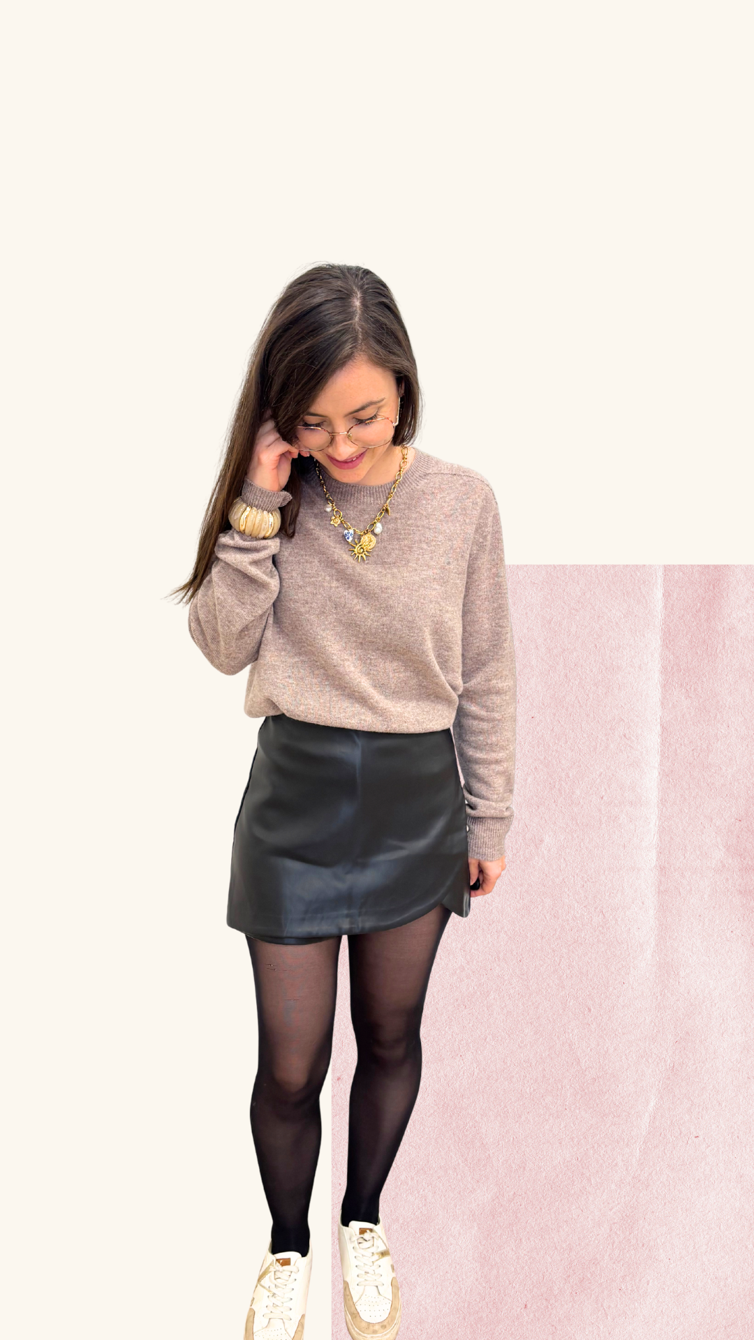 Jupe short Iris noire