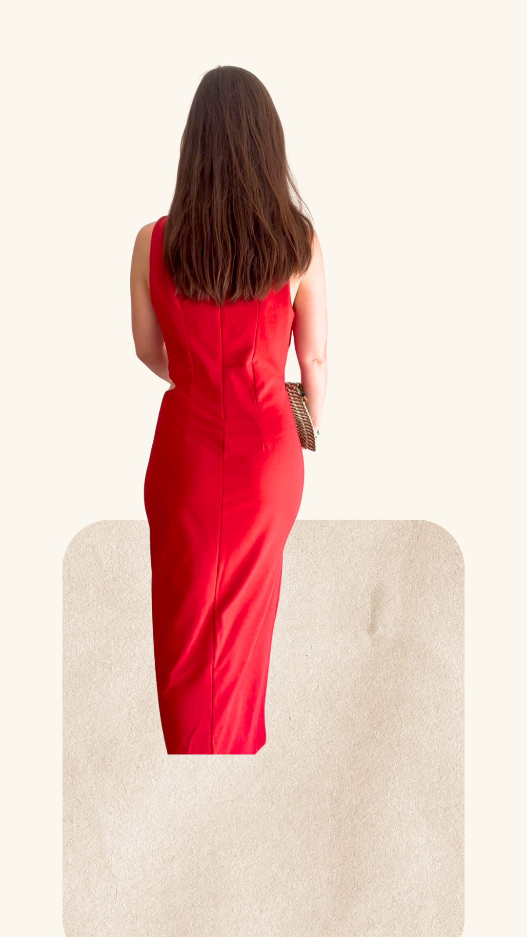 Robe longue asymétrique Eva