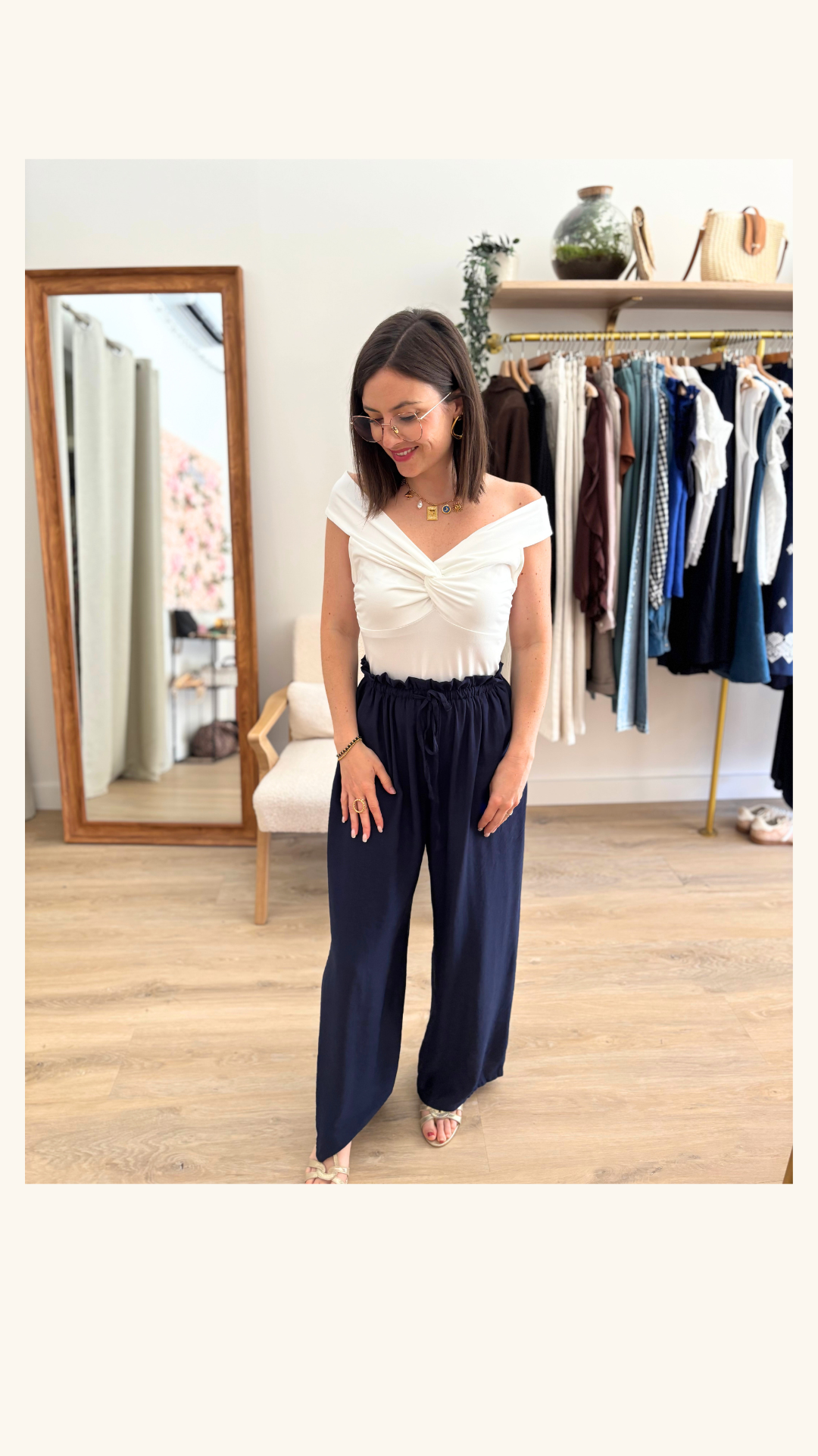 Pantalon Alex marine