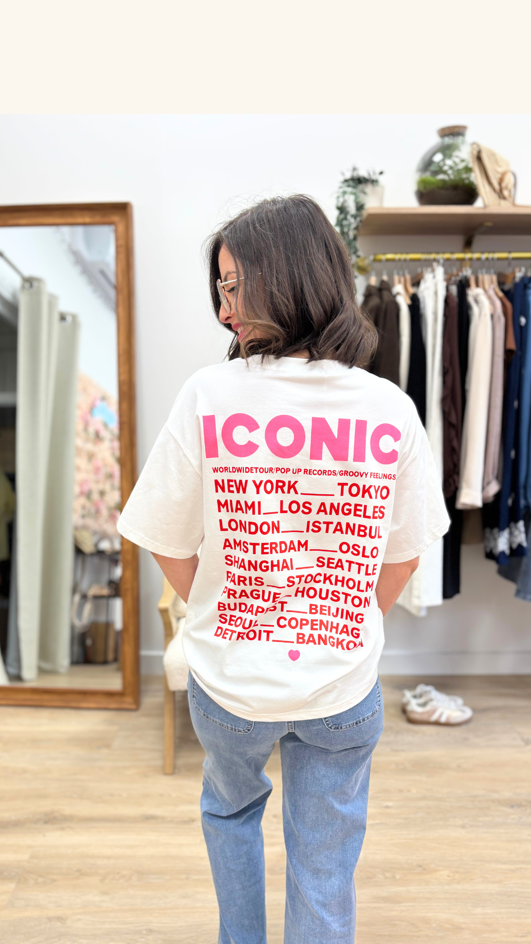 T-shirt Iconic blanc