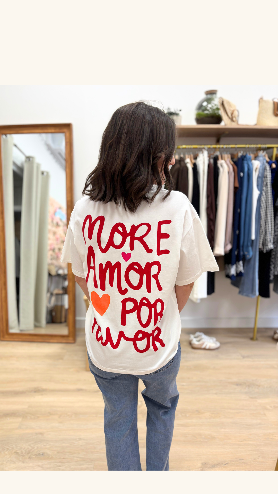 T-shirt More amor