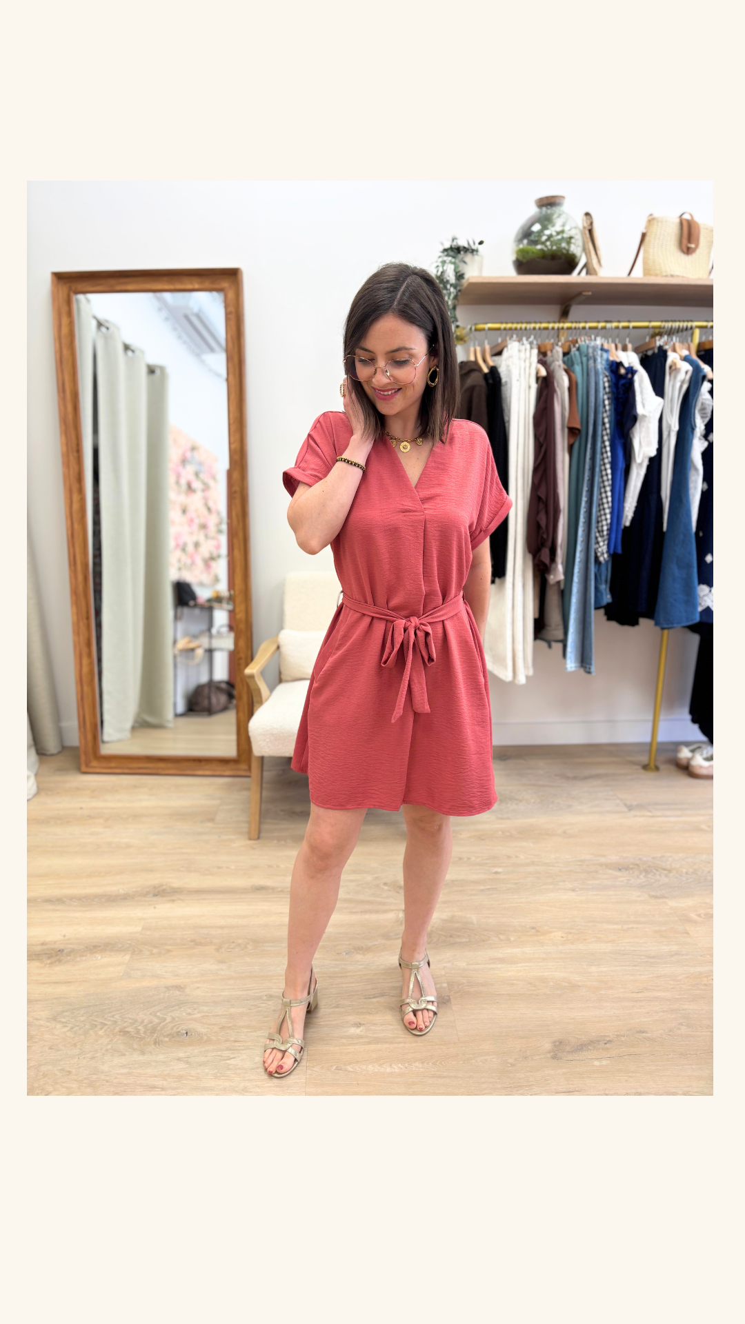 Robe Salomé rose