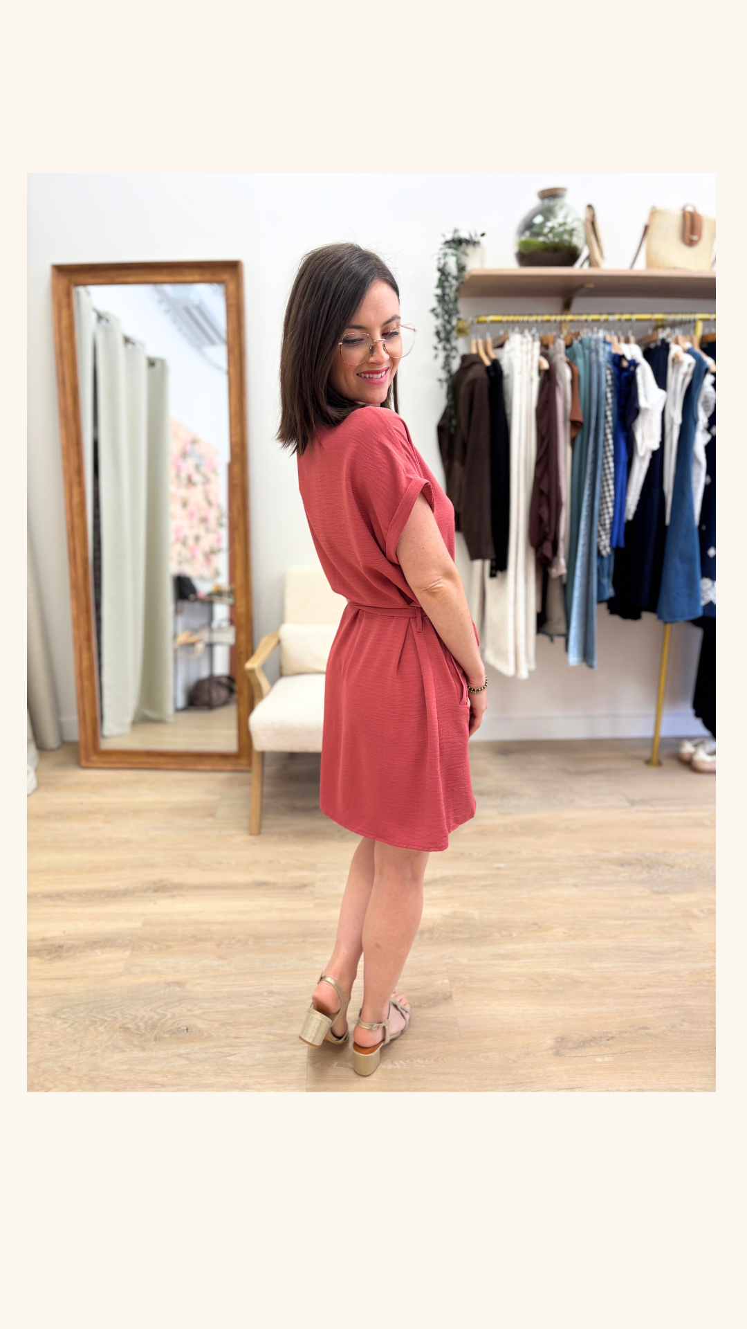 Robe Salomé rose