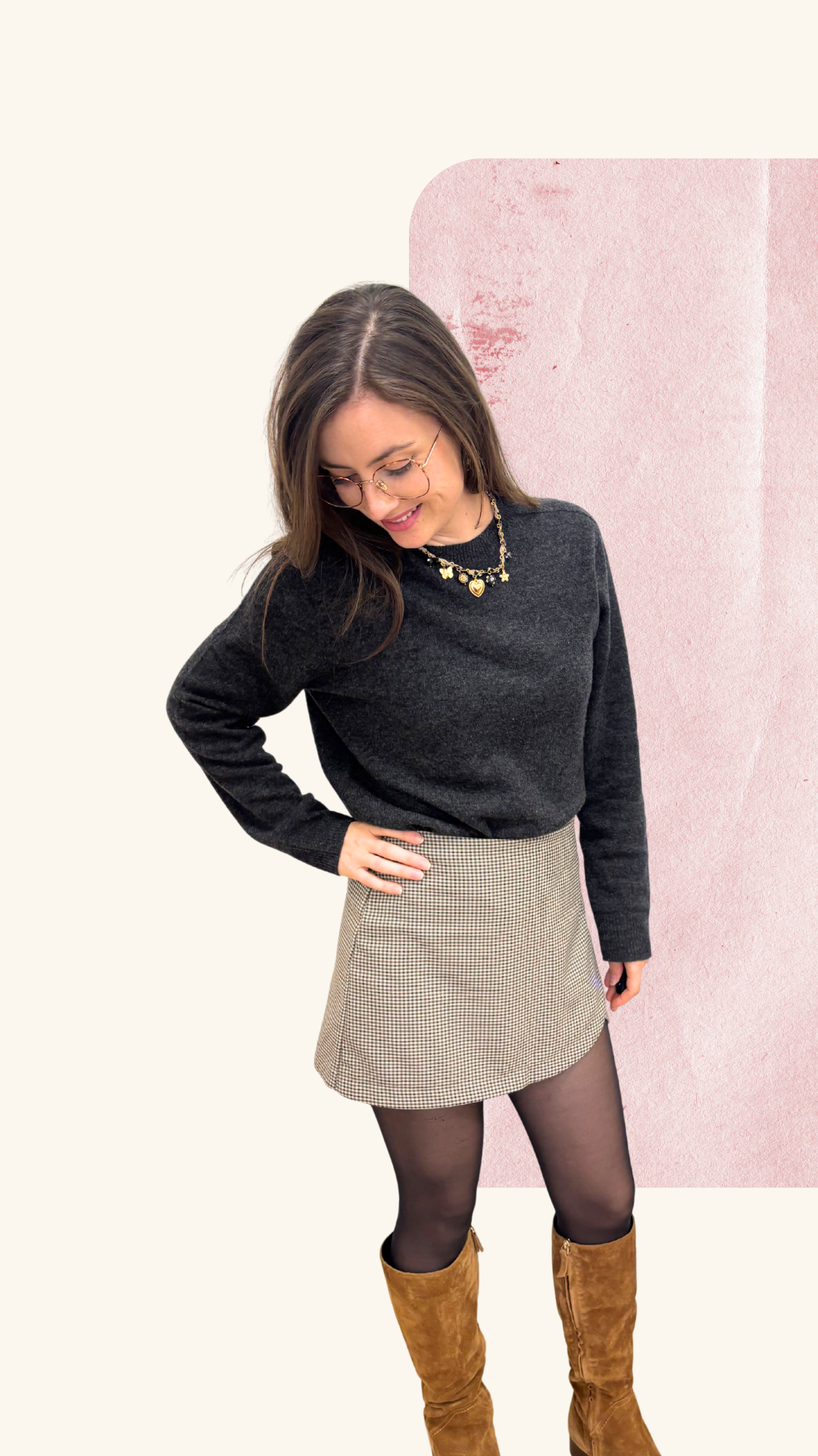 Pull Anaïs gris 100% laine mérinos