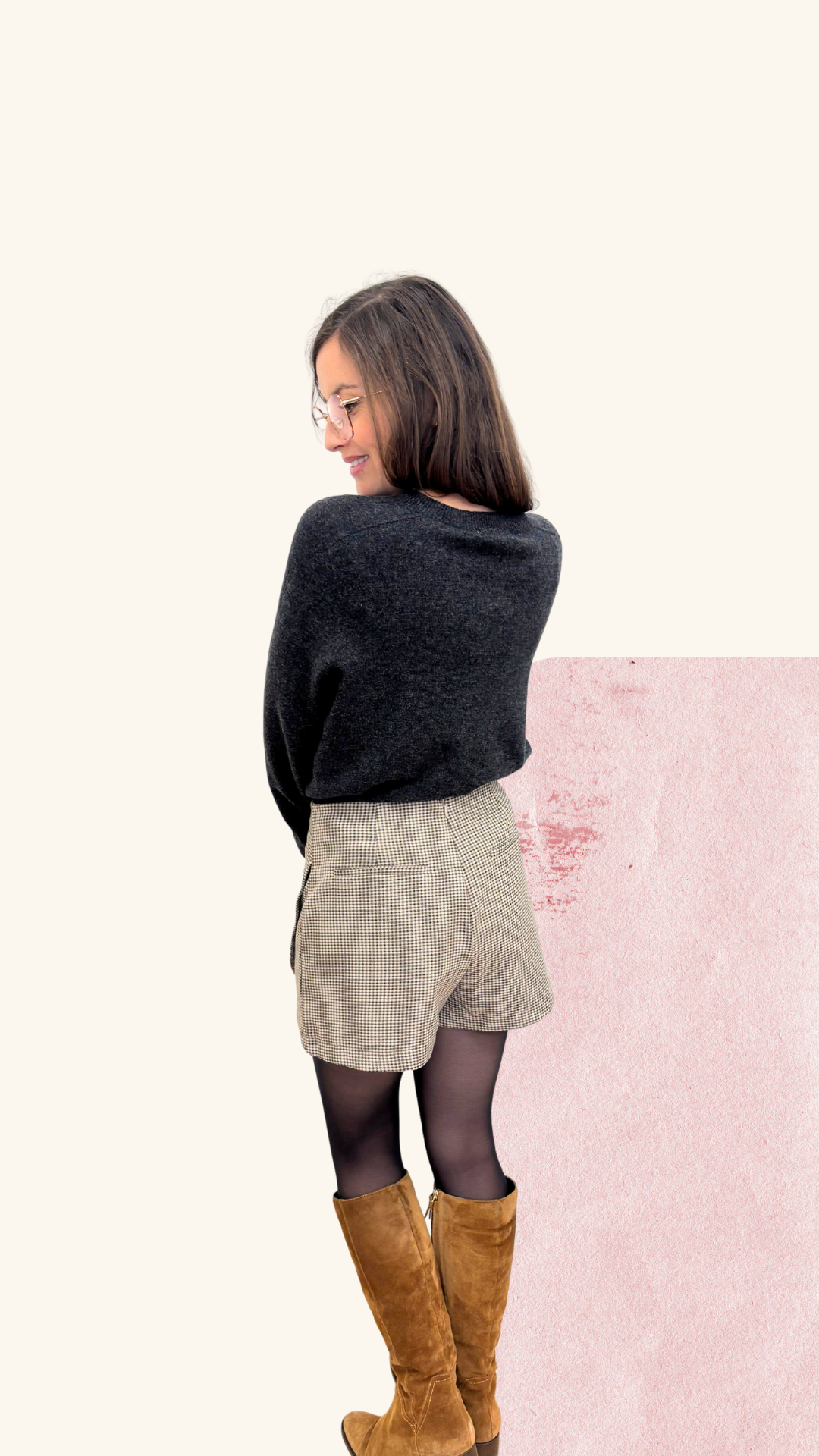 Pull Anaïs gris 100% laine mérinos