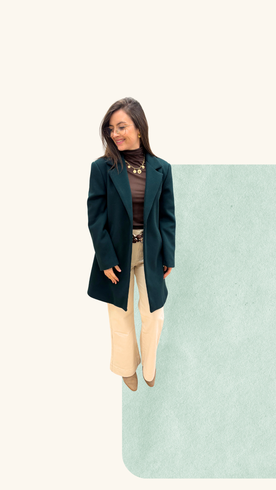 Manteau Aaron vert sapin