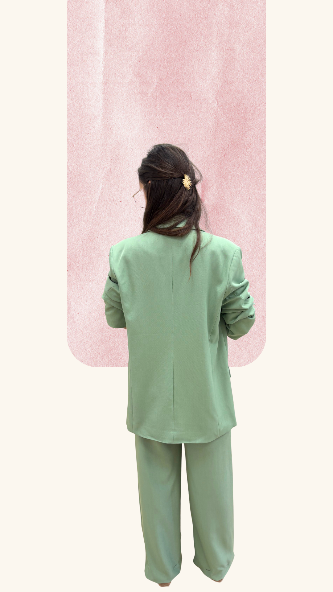 Veste tailleur Diane vert