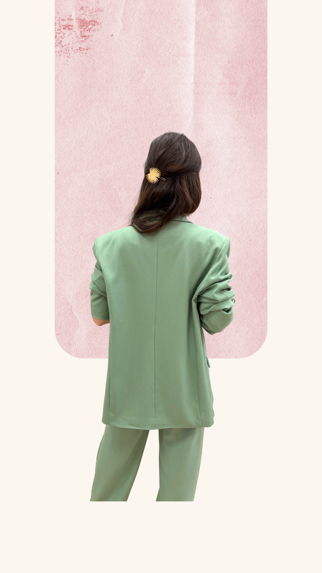 Veste tailleur Diane vert