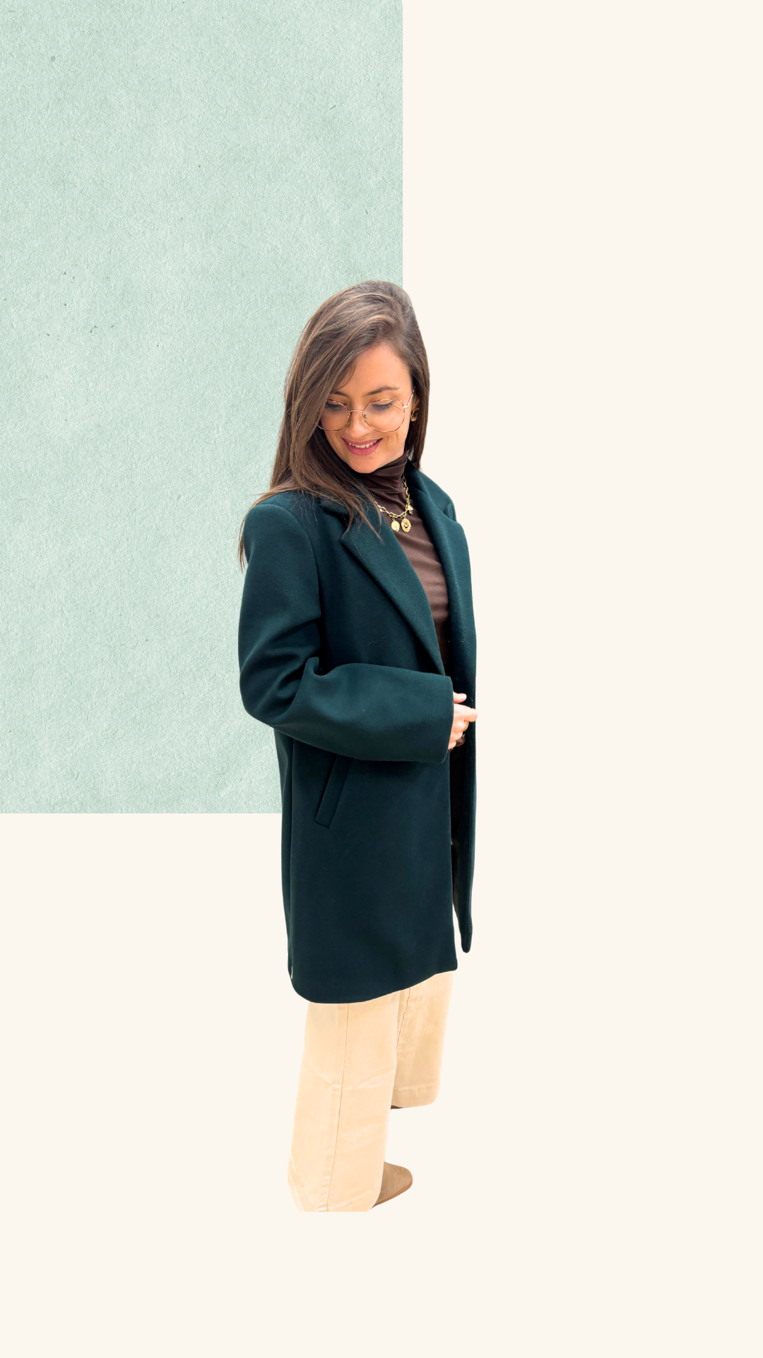 Manteau Aaron vert sapin