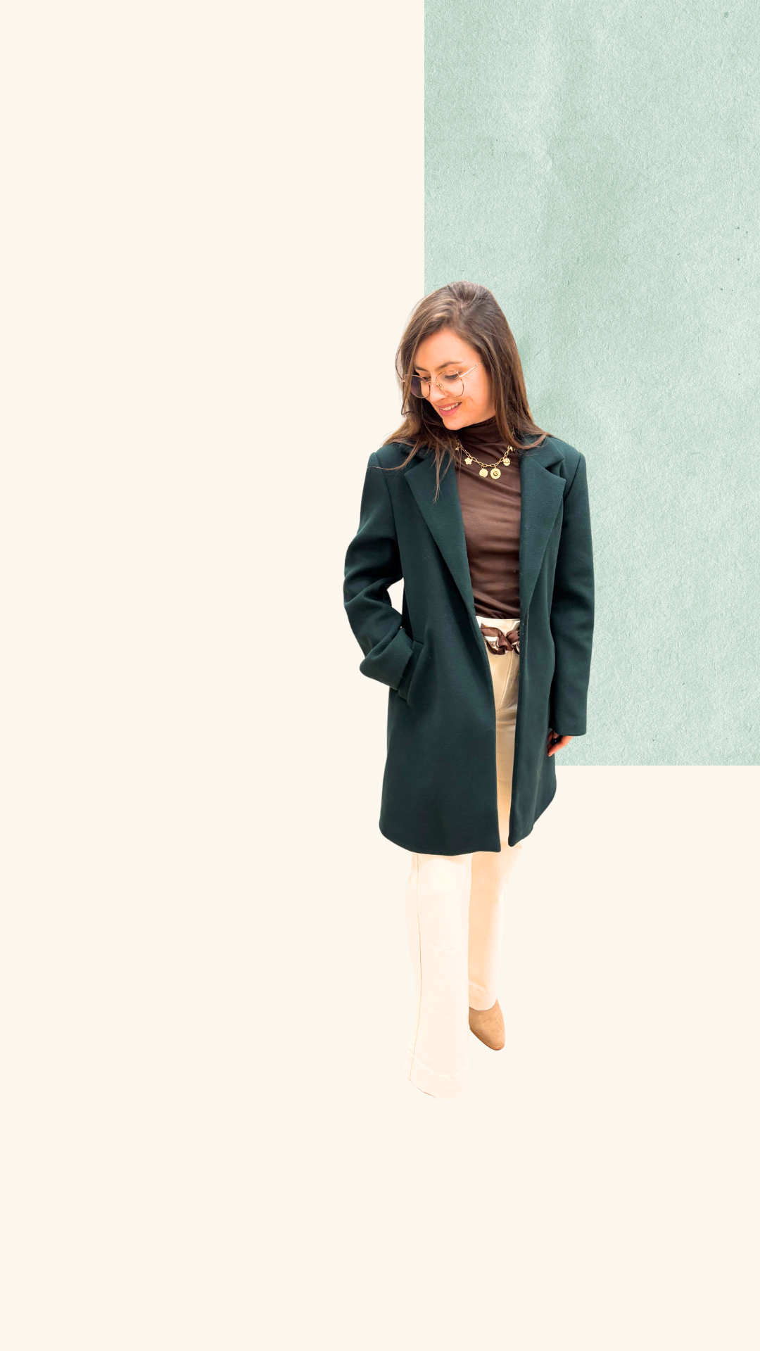 Manteau Aaron vert sapin