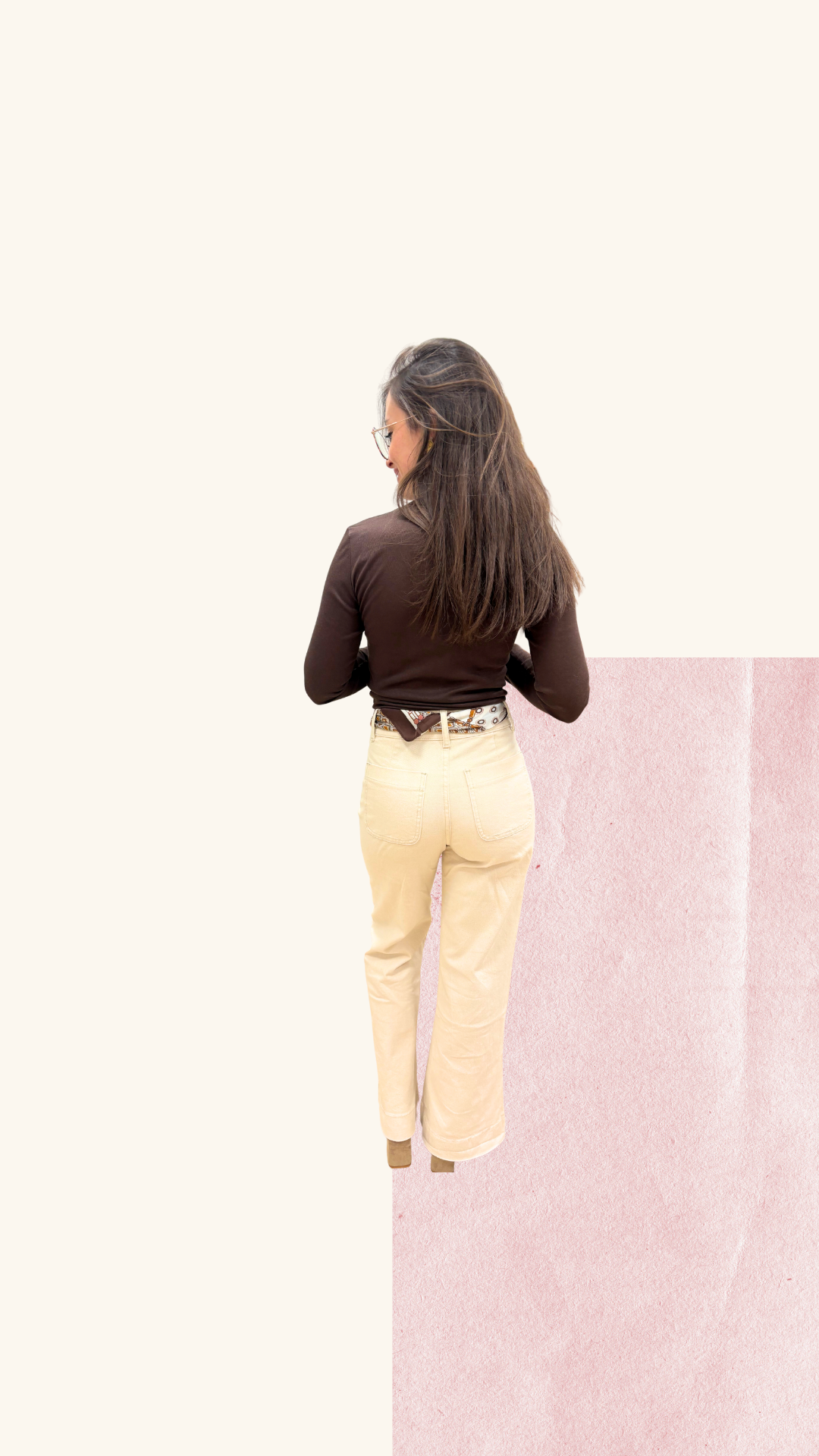 Jean Gabie flair beige