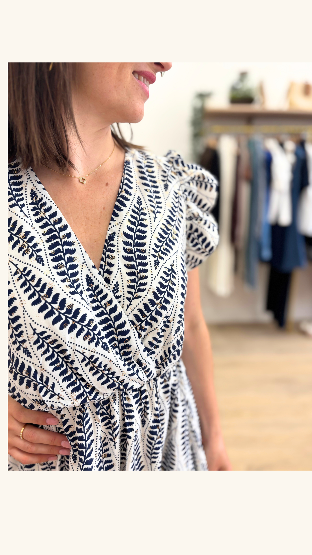 Robe June bleue
