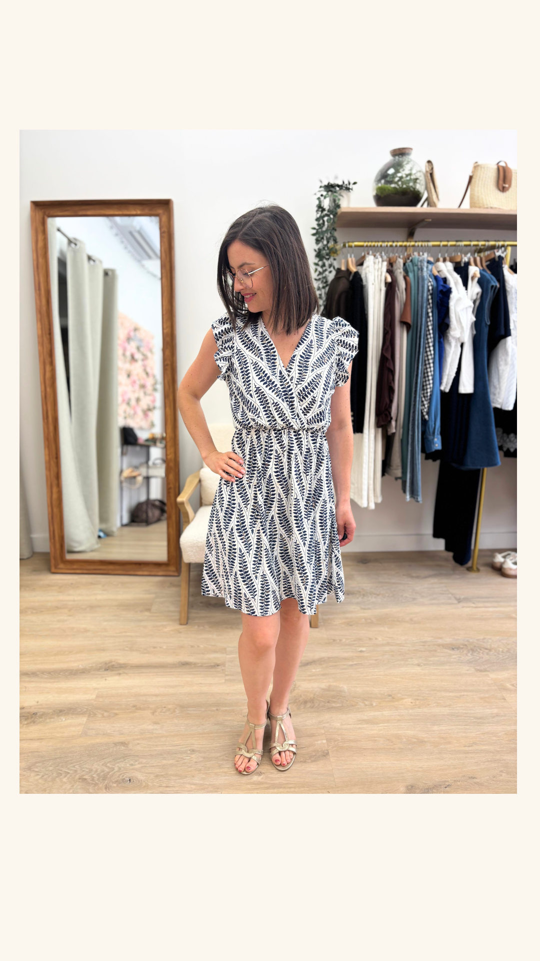 Robe June bleue