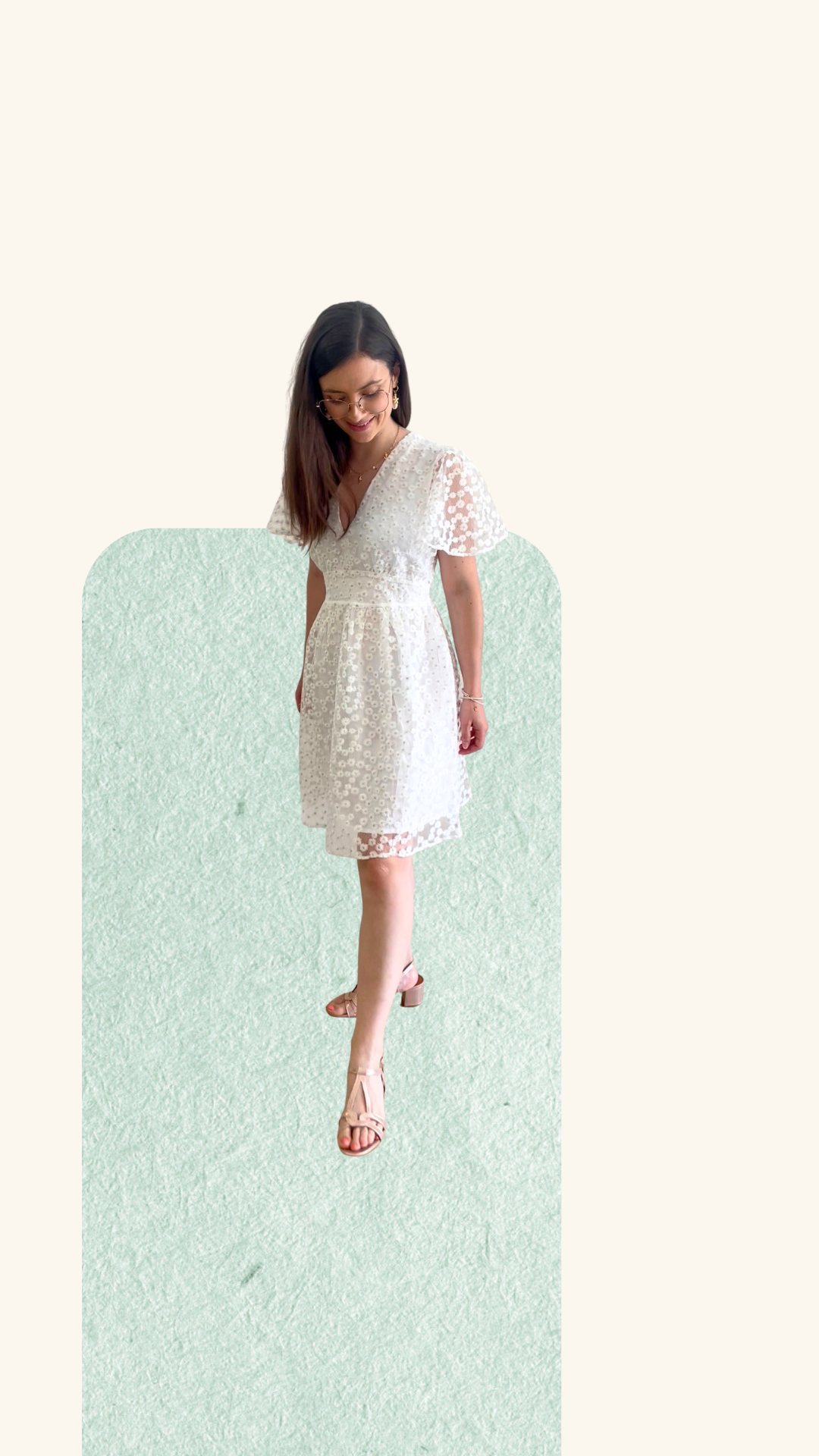 Robe Marguerite blanche