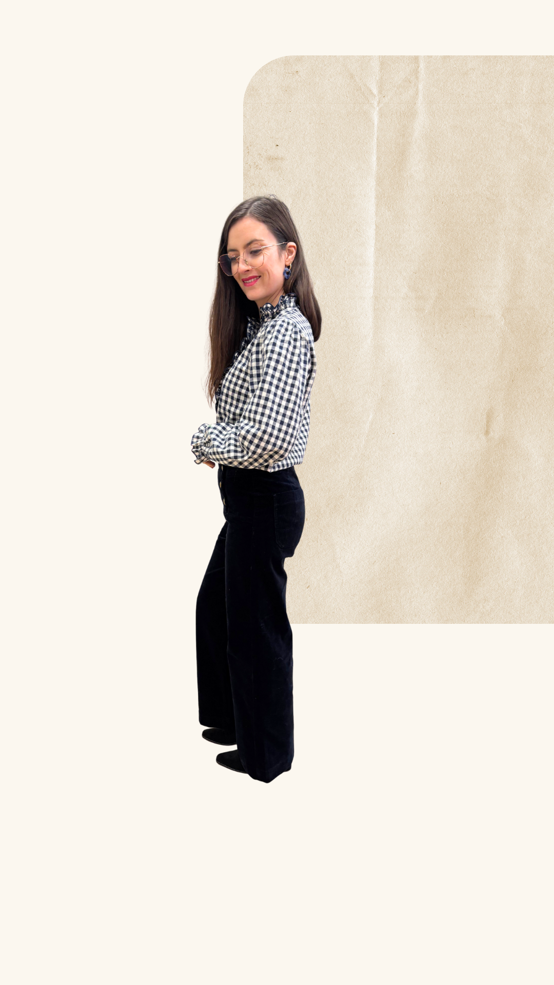 Jean Nina velours marine